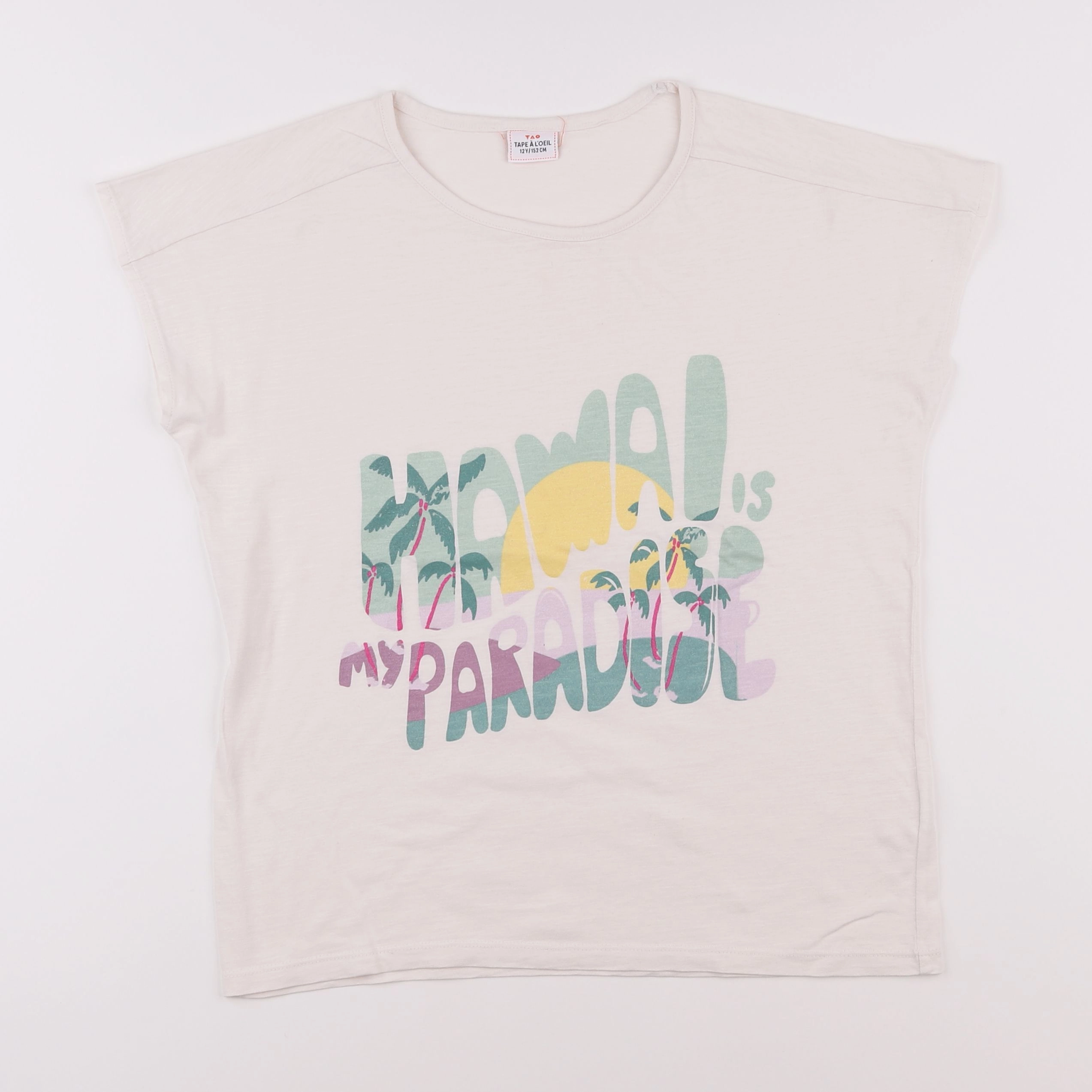 Tape à l'oeil - tee-shirt beige - 12 ans