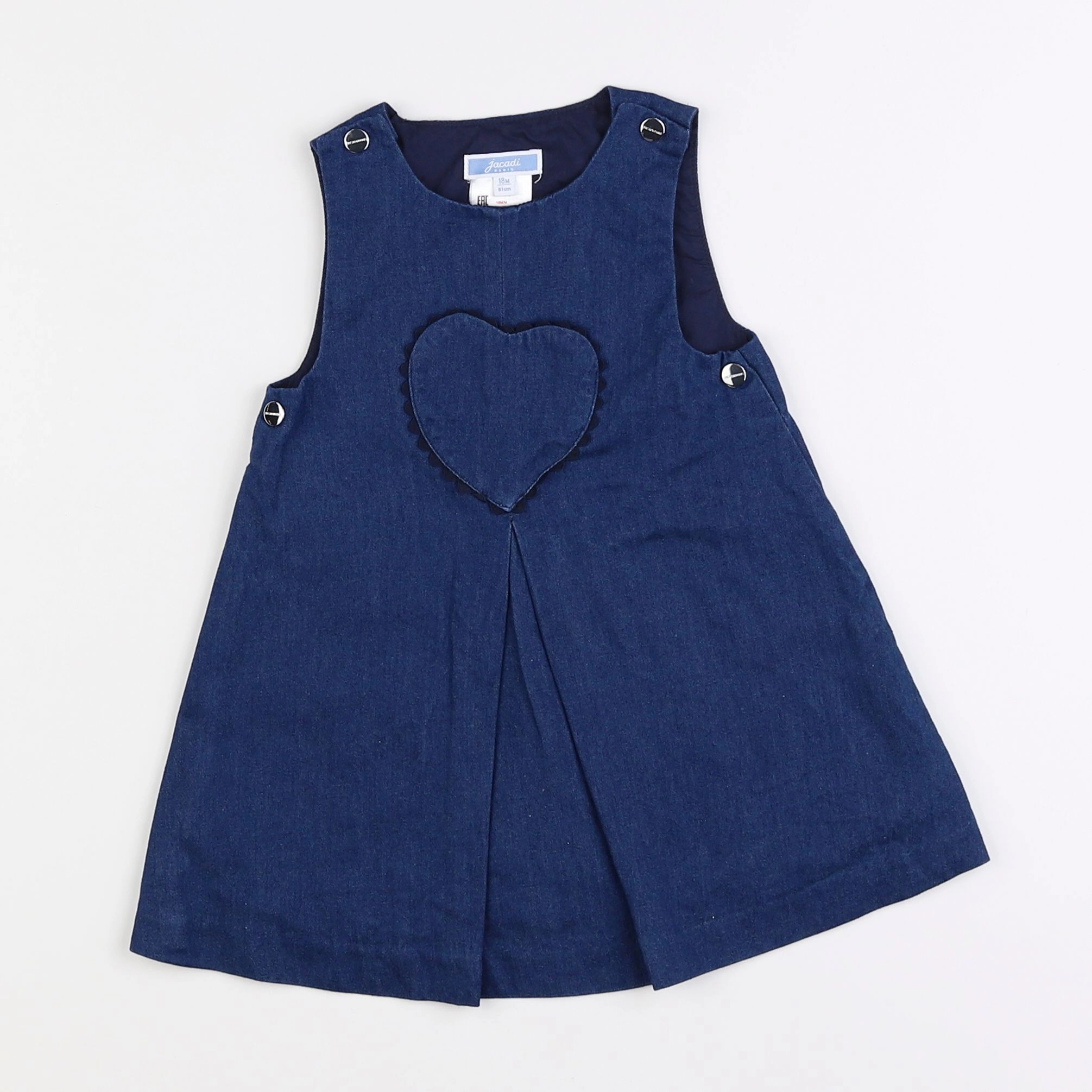 Jacadi - robe bleu - 18 mois