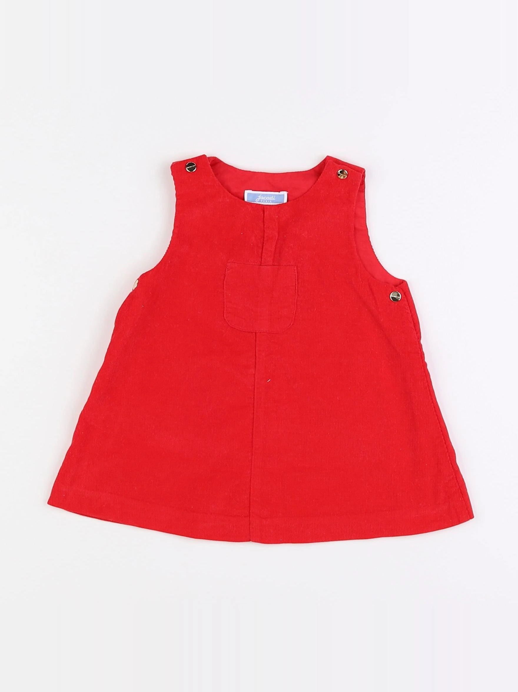 Jacadi - robe rouge - 6 mois