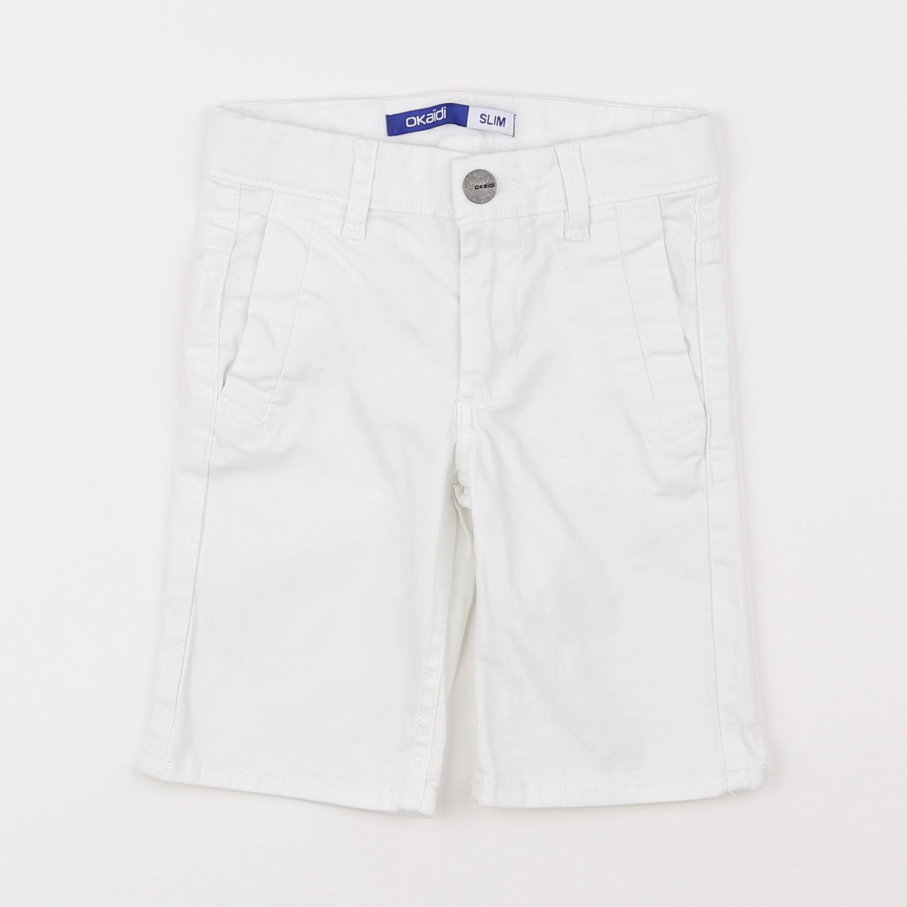 Okaidi - short blanc - 4 ans