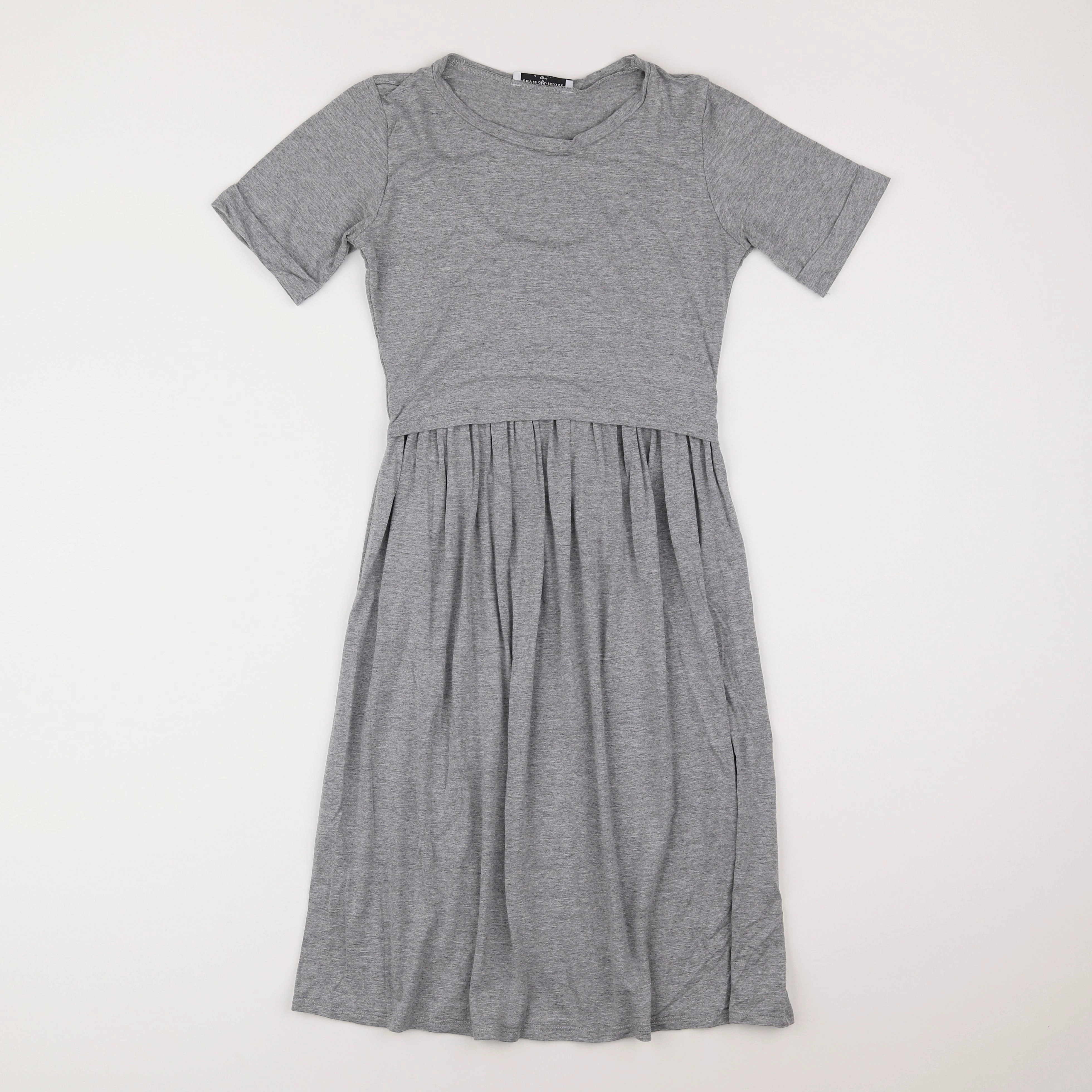 Envie de fraise - robe grossesse gris - 34 à 36