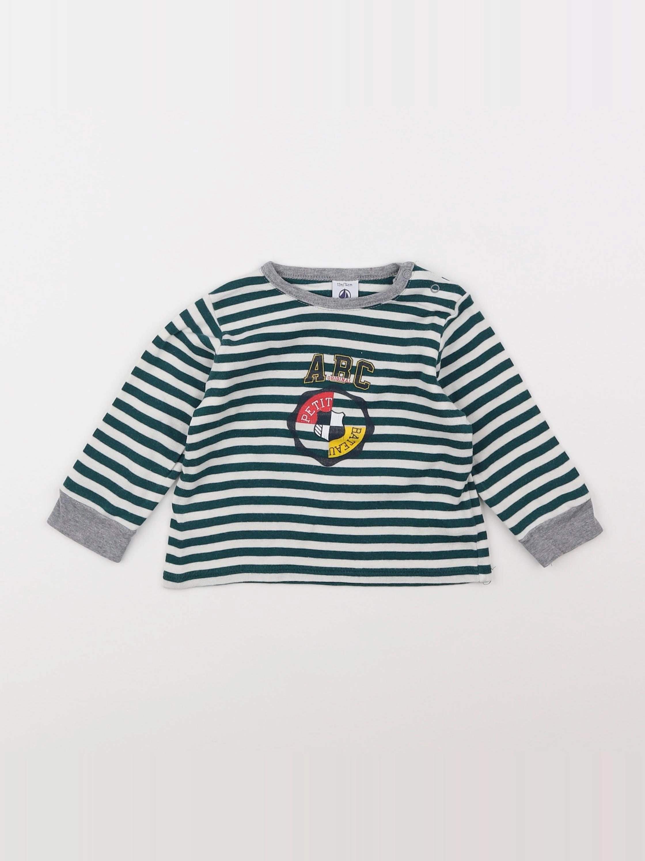Petit Bateau - tee-shirt multicolore - 12 mois