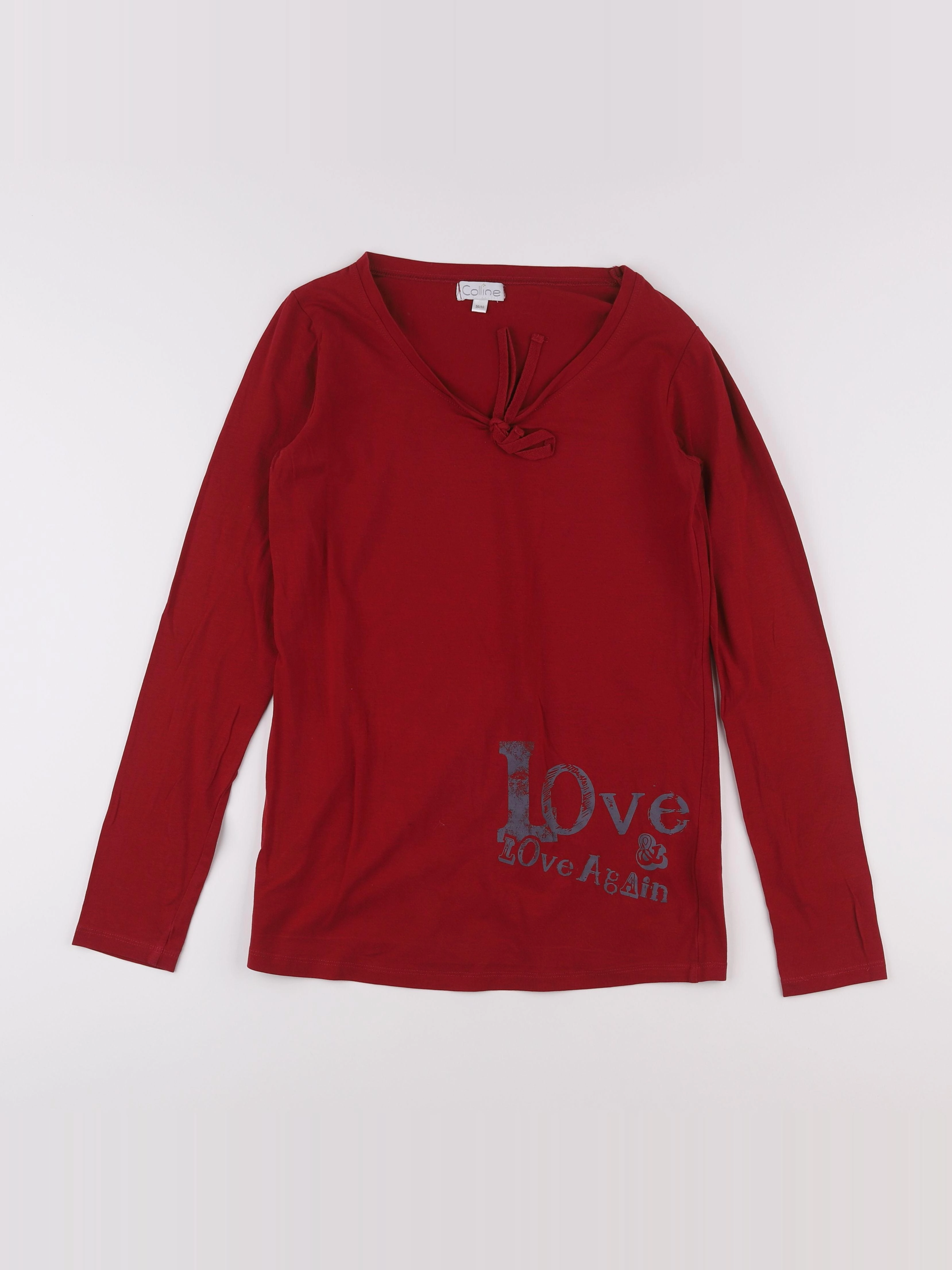 Vertbaudet - tee-shirt grossesse rouge - 38 à 40