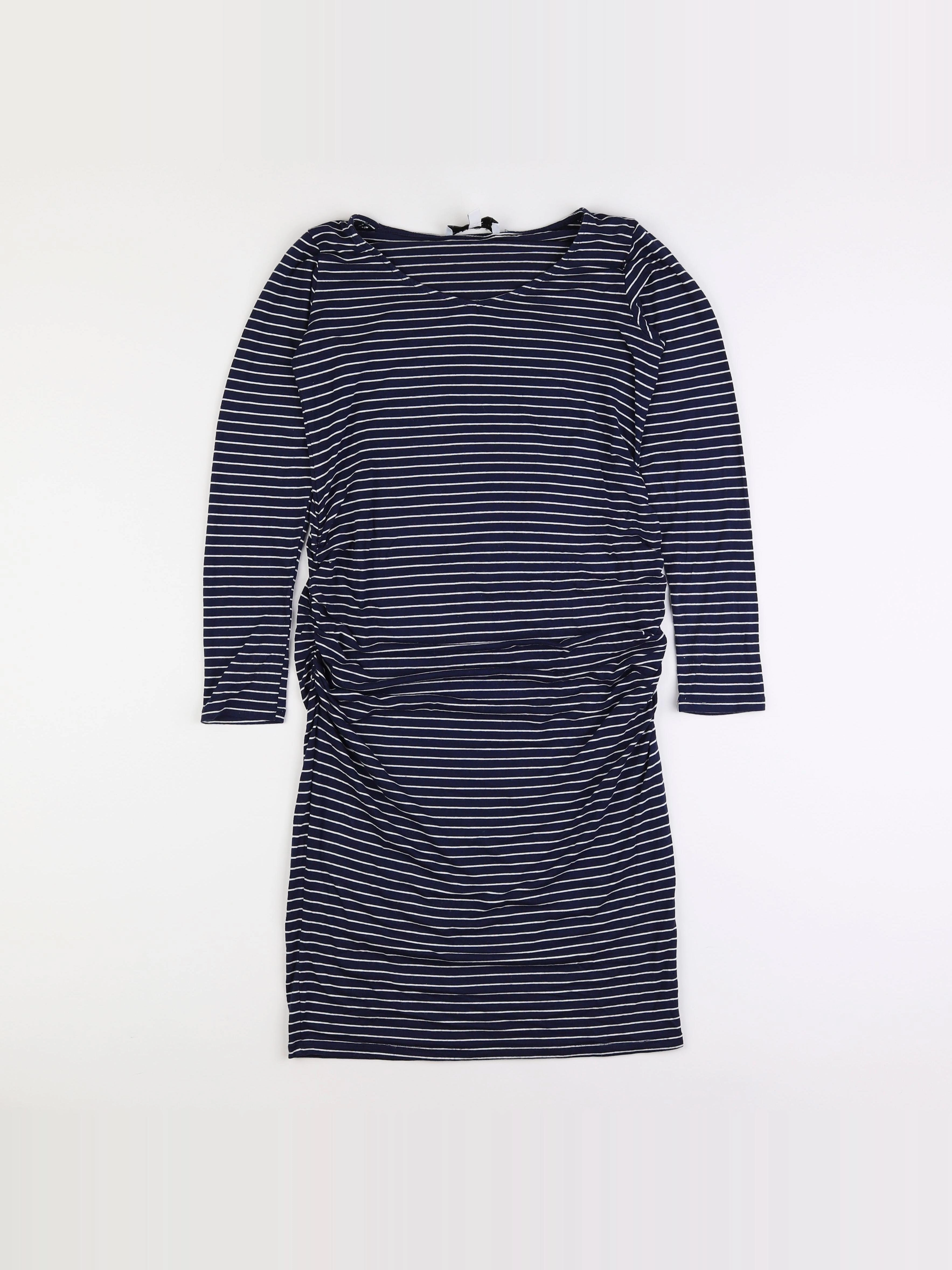 Envie de fraise - robe grossesse bleu - 38 à 40