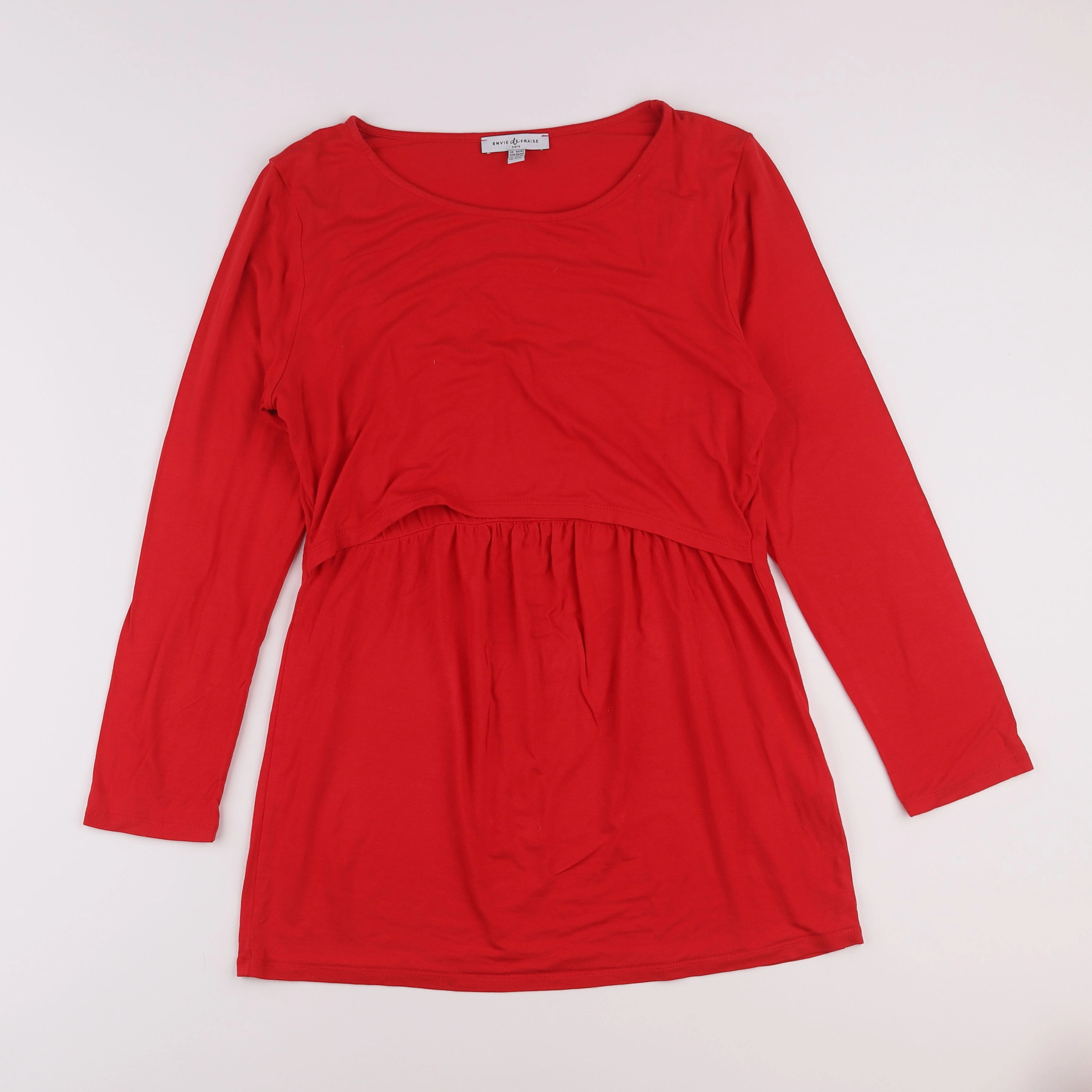 Envie de fraise - tee-shirt grossesse rouge - 40 à 42