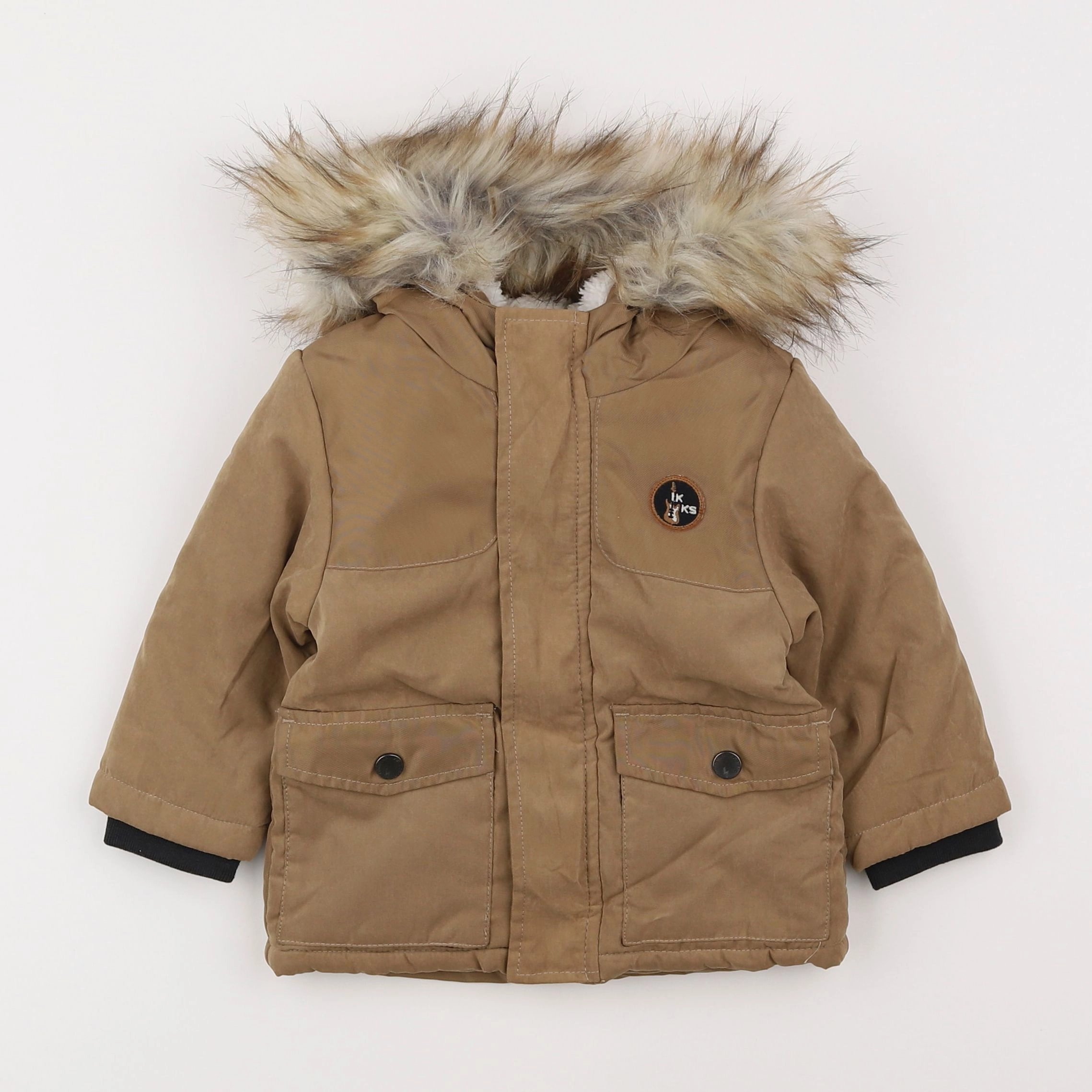 IKKS - parka beige - 12 mois