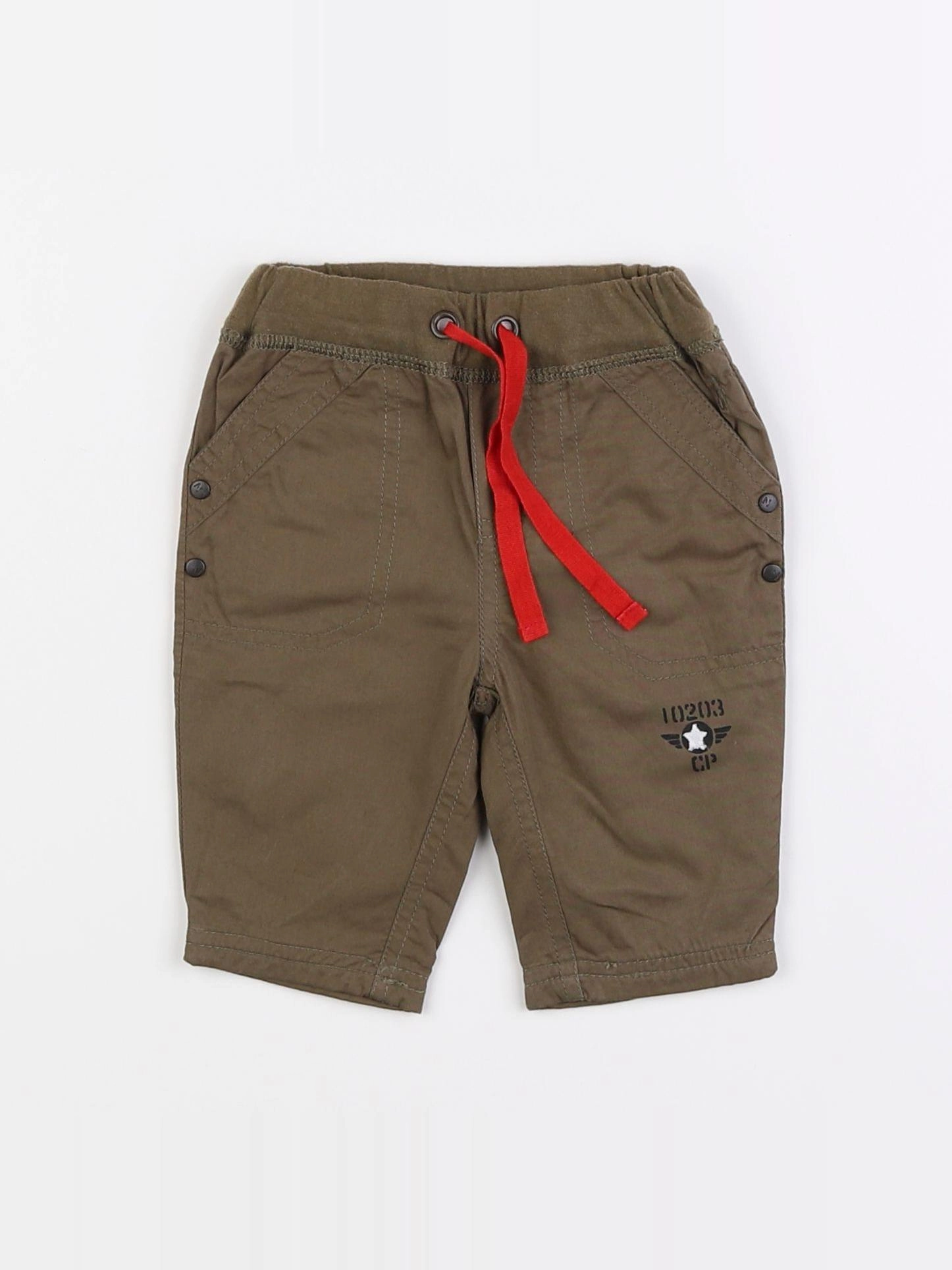 Natalys - pantalon vert - 3 mois