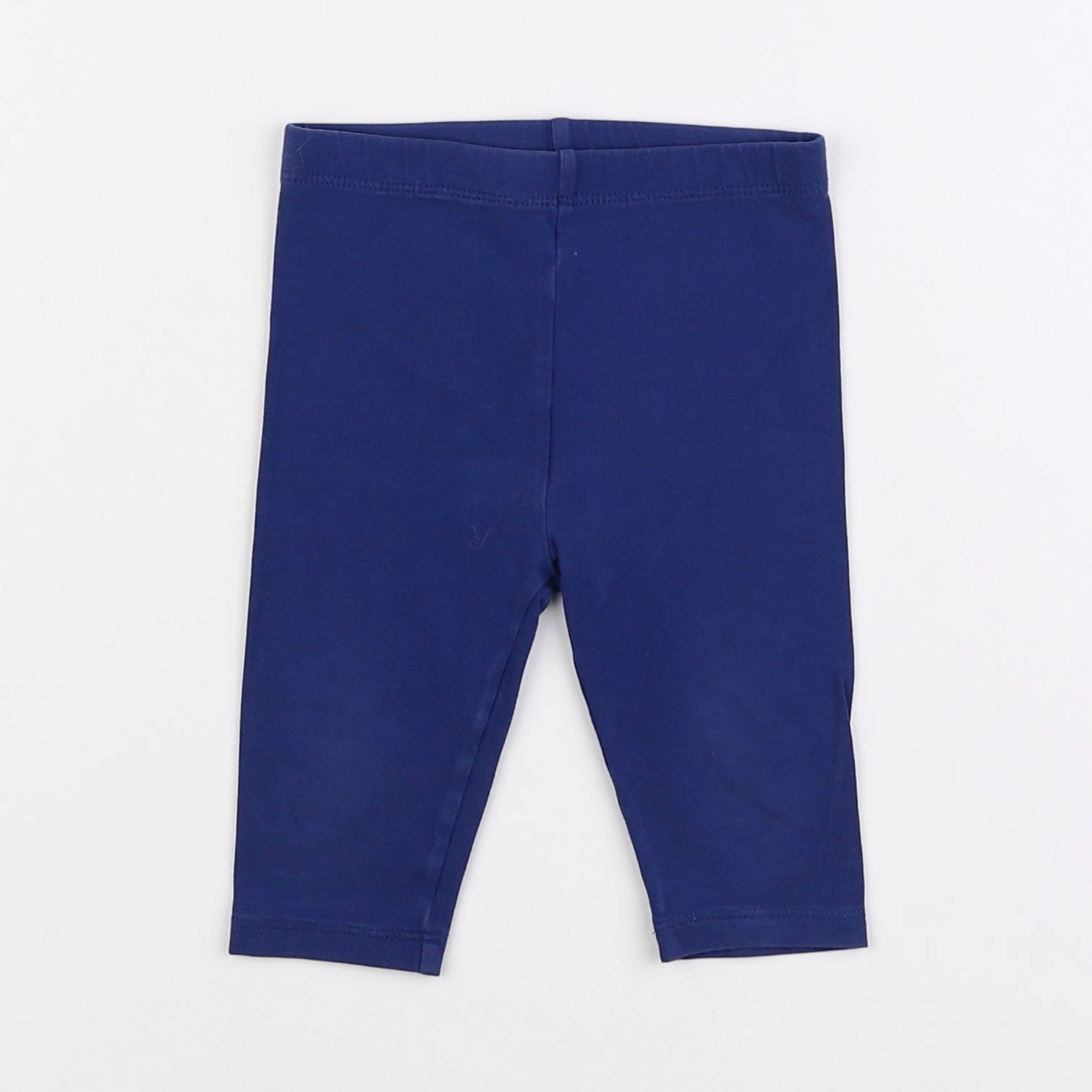 Vertbaudet - legging court bleu - 18 mois