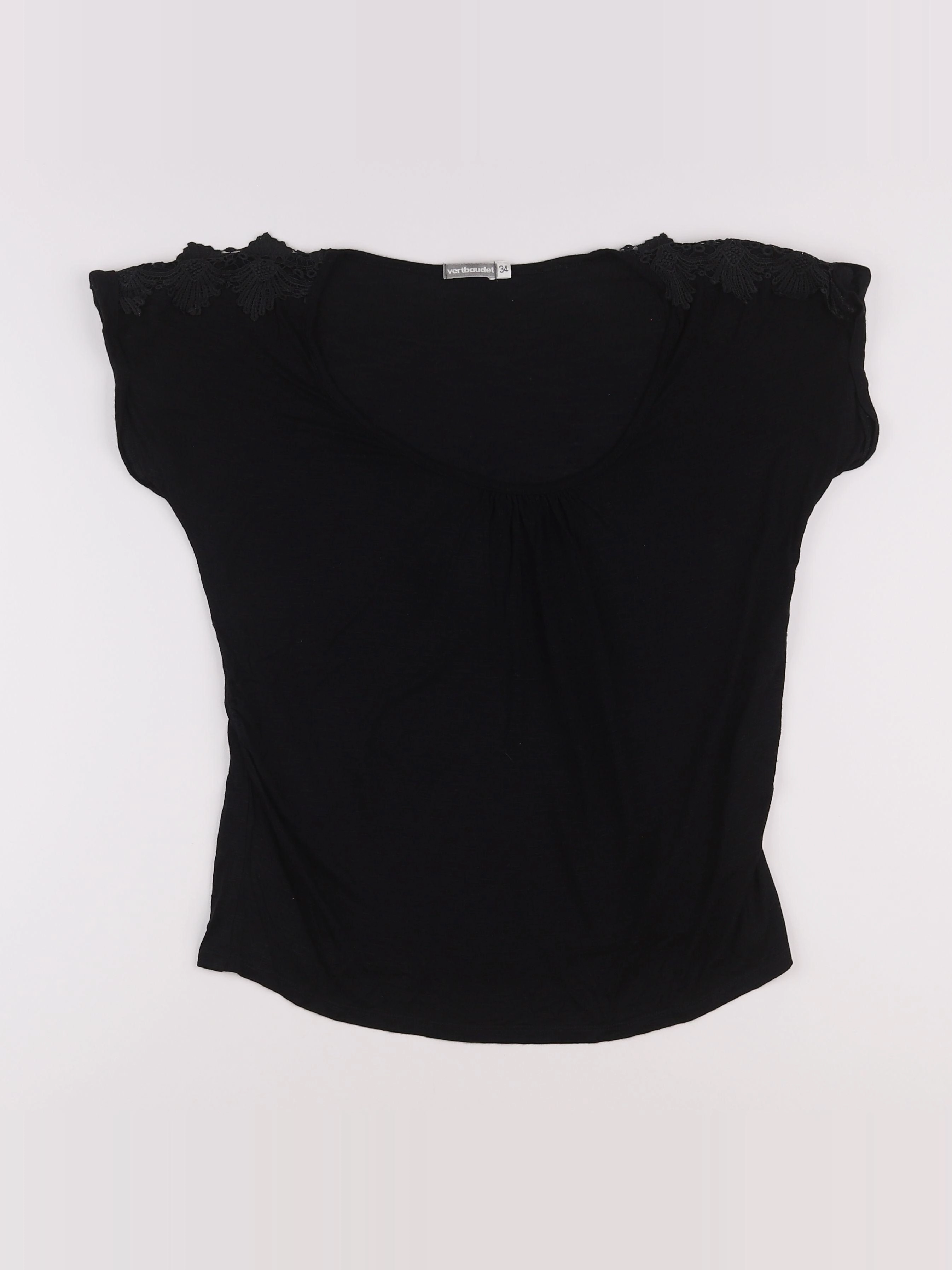 Vertbaudet - tee-shirt grossesse noir - 34