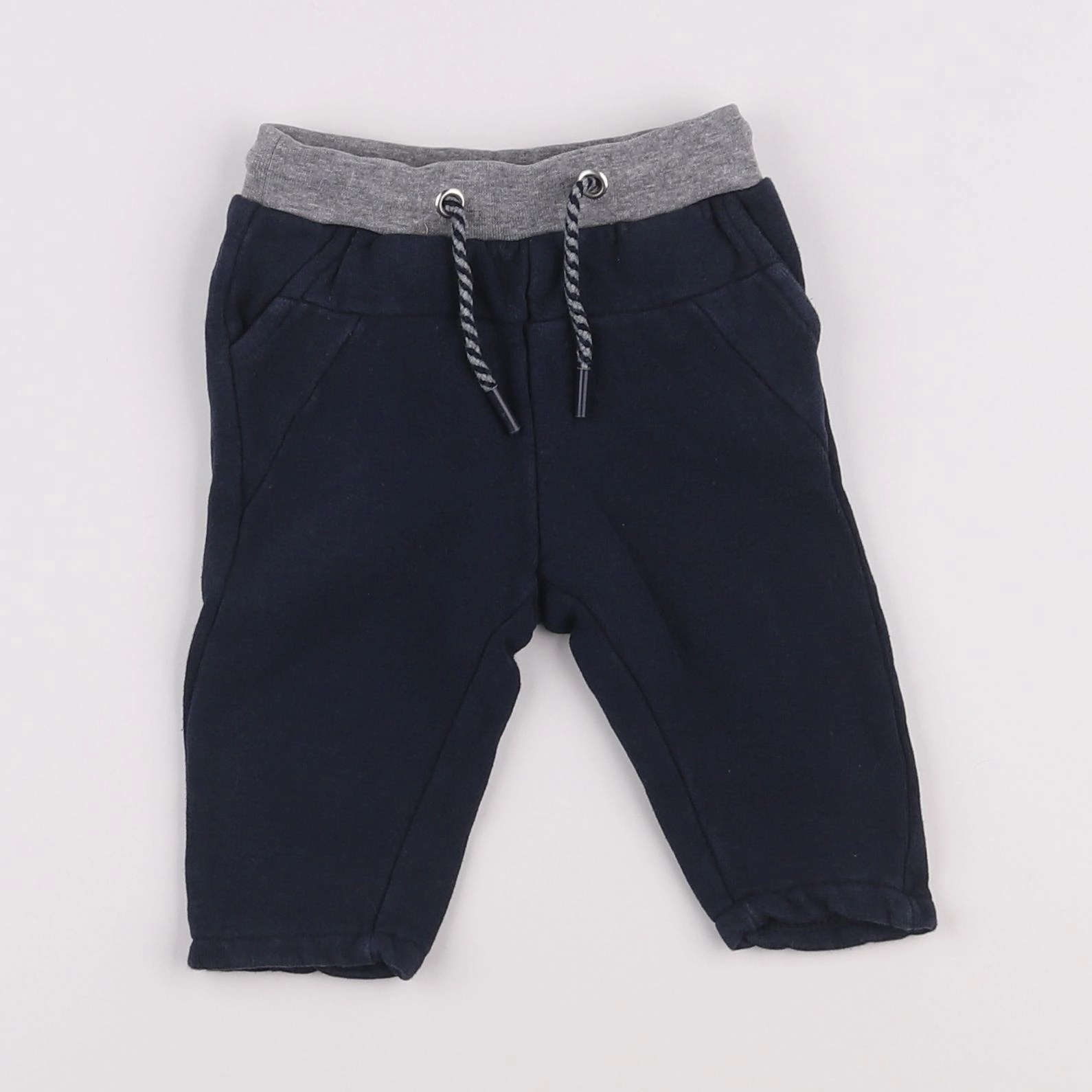 Vertbaudet - pantalon bleu - 6 mois