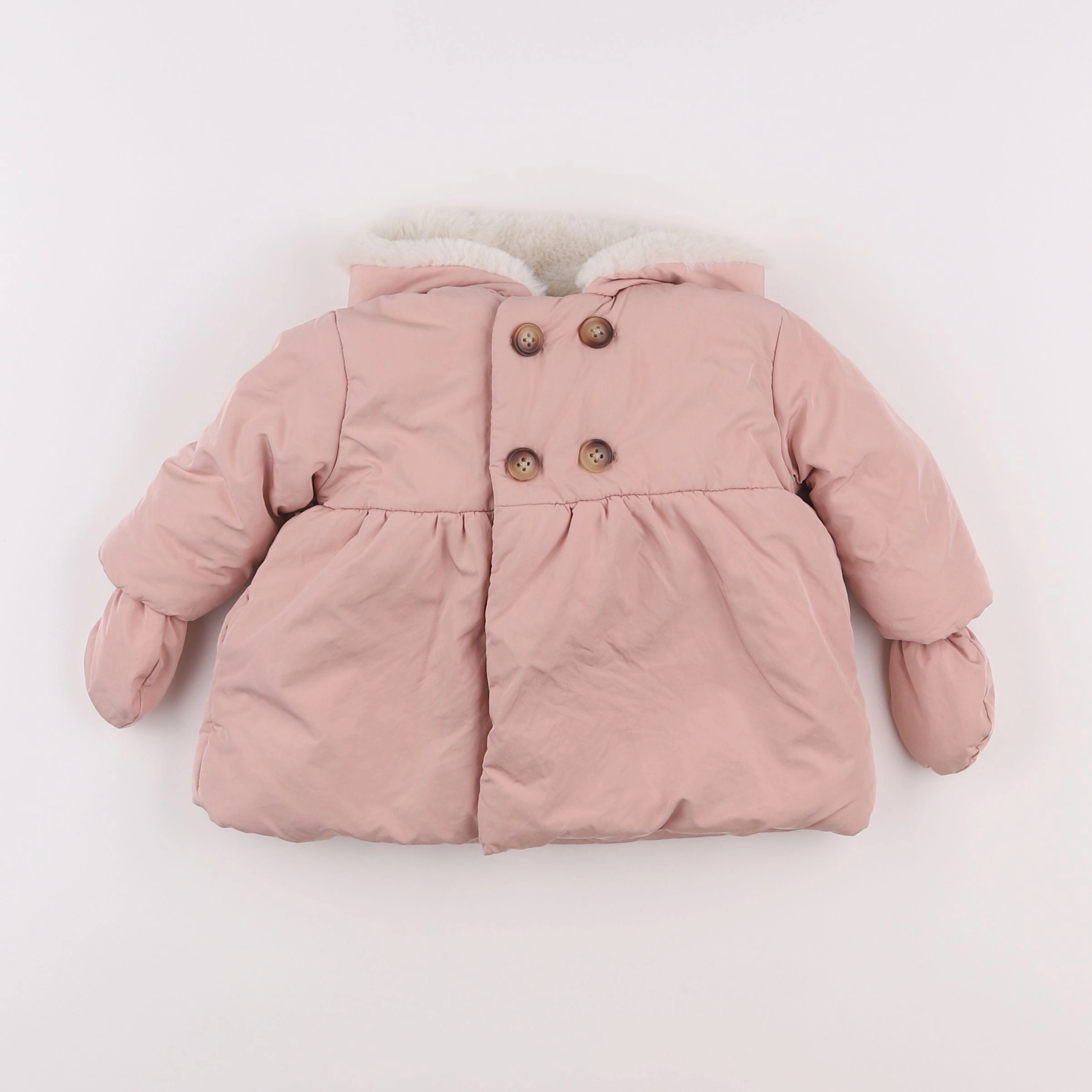 Cyrillus - parka rose - 6 mois