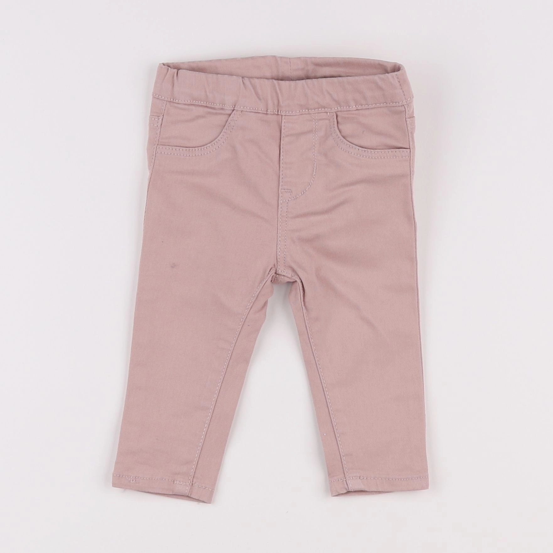 H&M - jegging rose - 6 mois