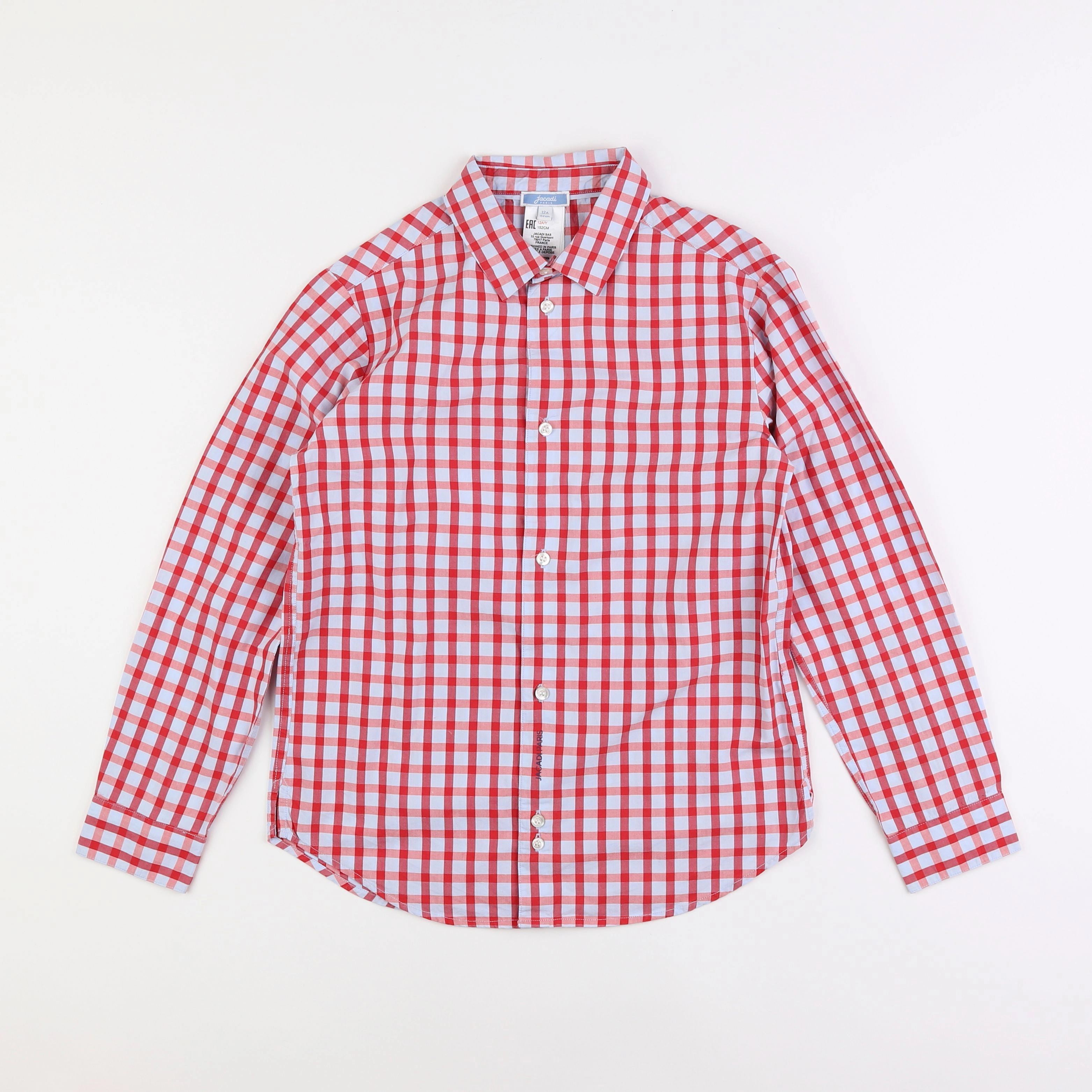 Jacadi - chemise rouge - 12 ans