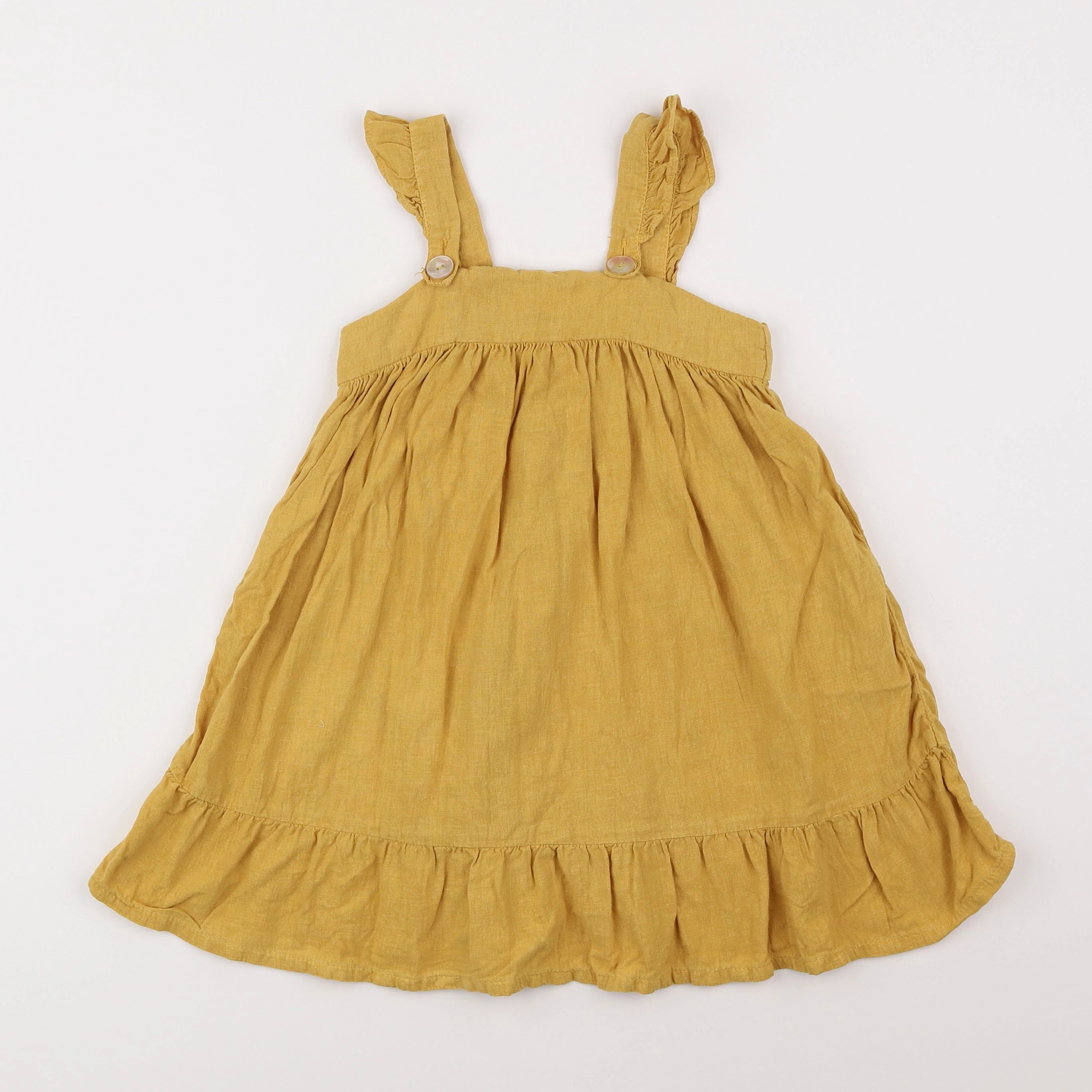 Zara - robe jaune - 3/4 ans