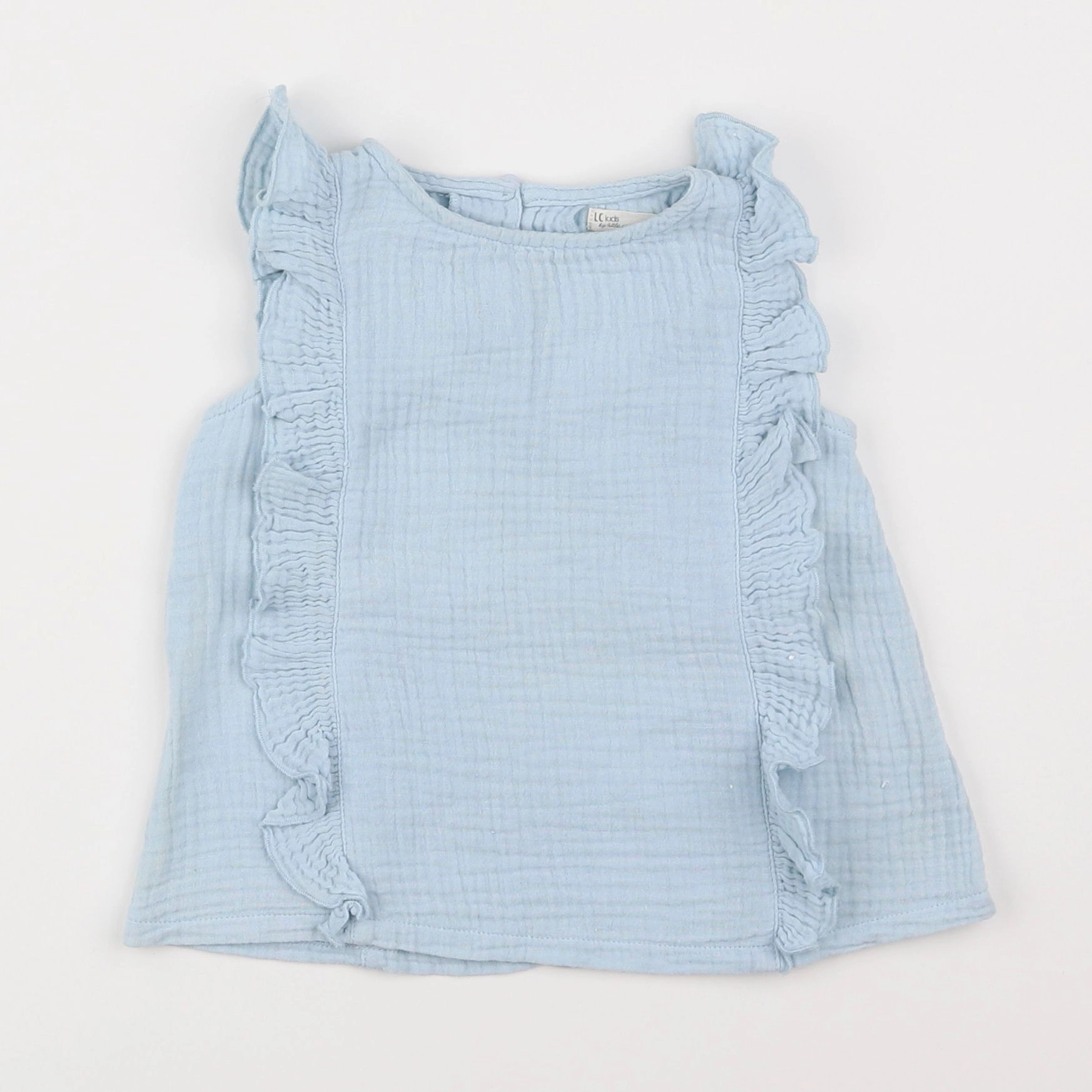 Little Cigogne - blouse bleu - 2 ans