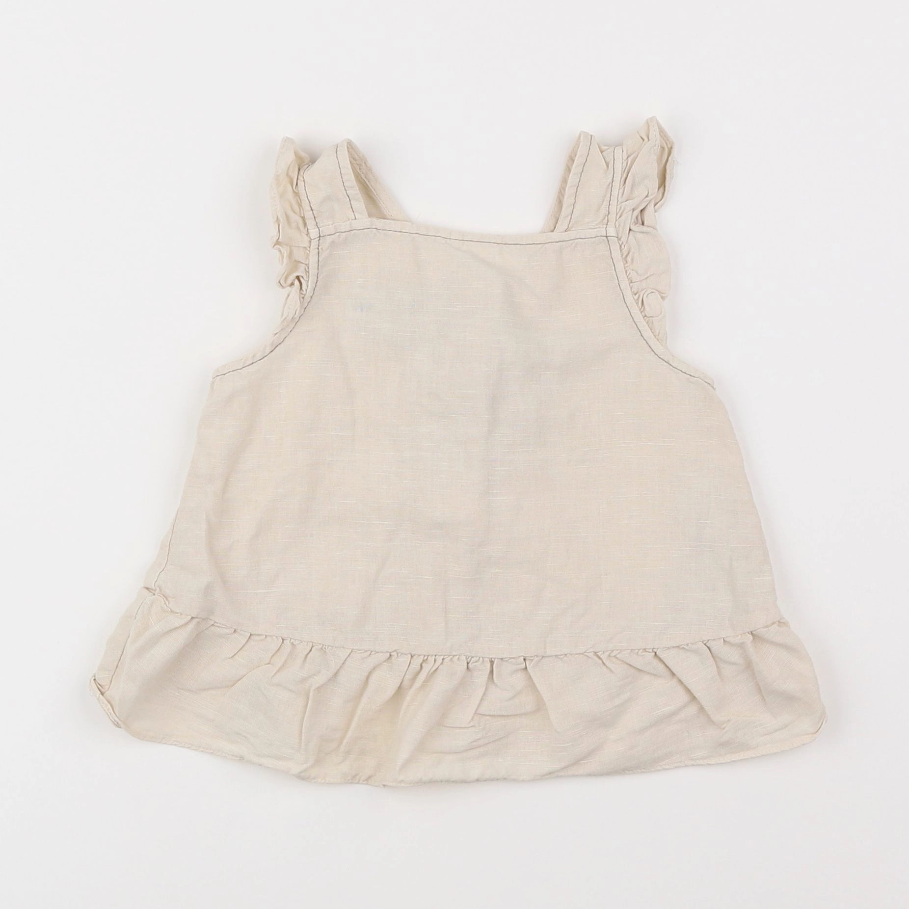 Zara - blouse beige - 18 mois à 2 ans