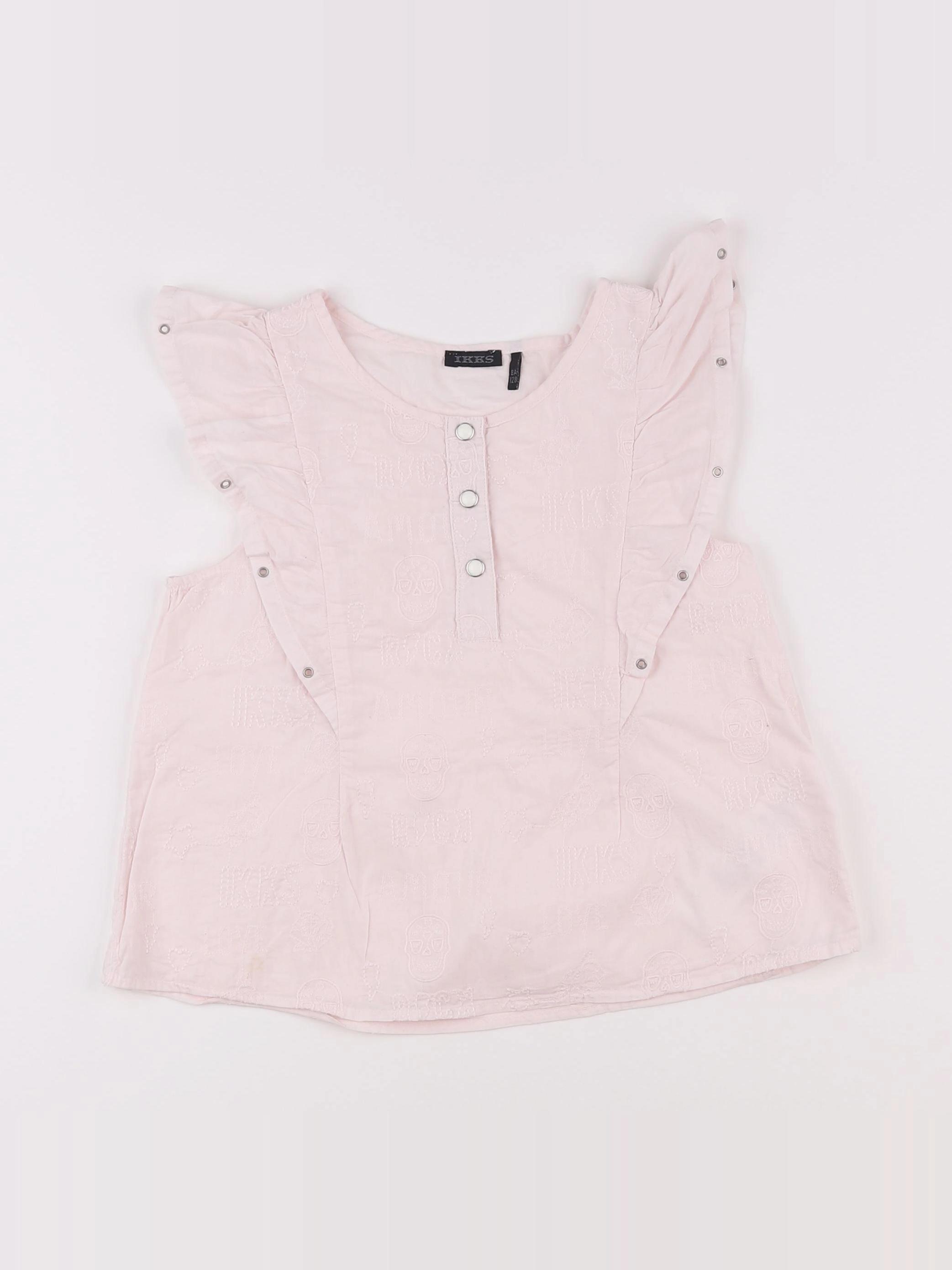 IKKS - blouse blanc - 8 ans