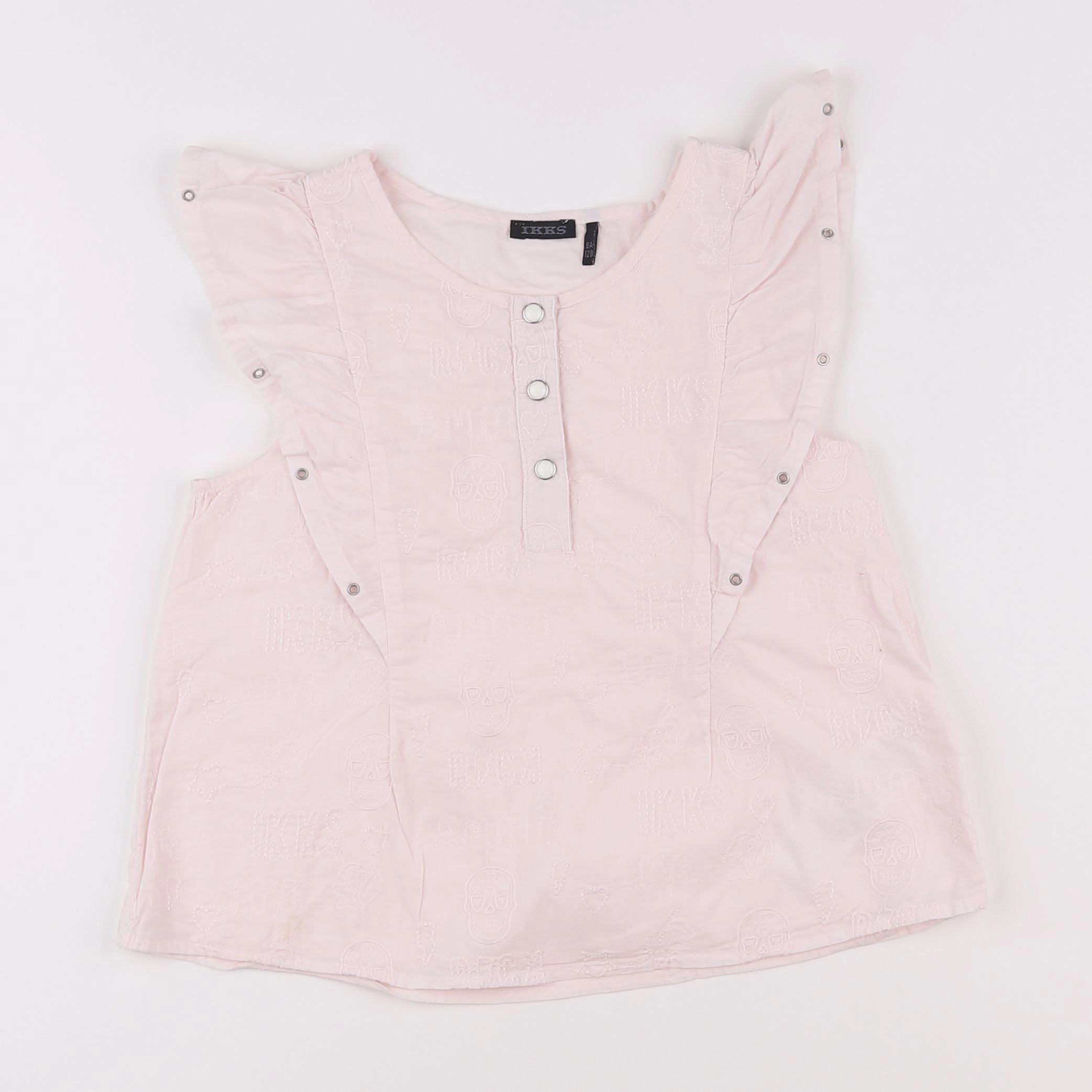IKKS - blouse blanc - 8 ans