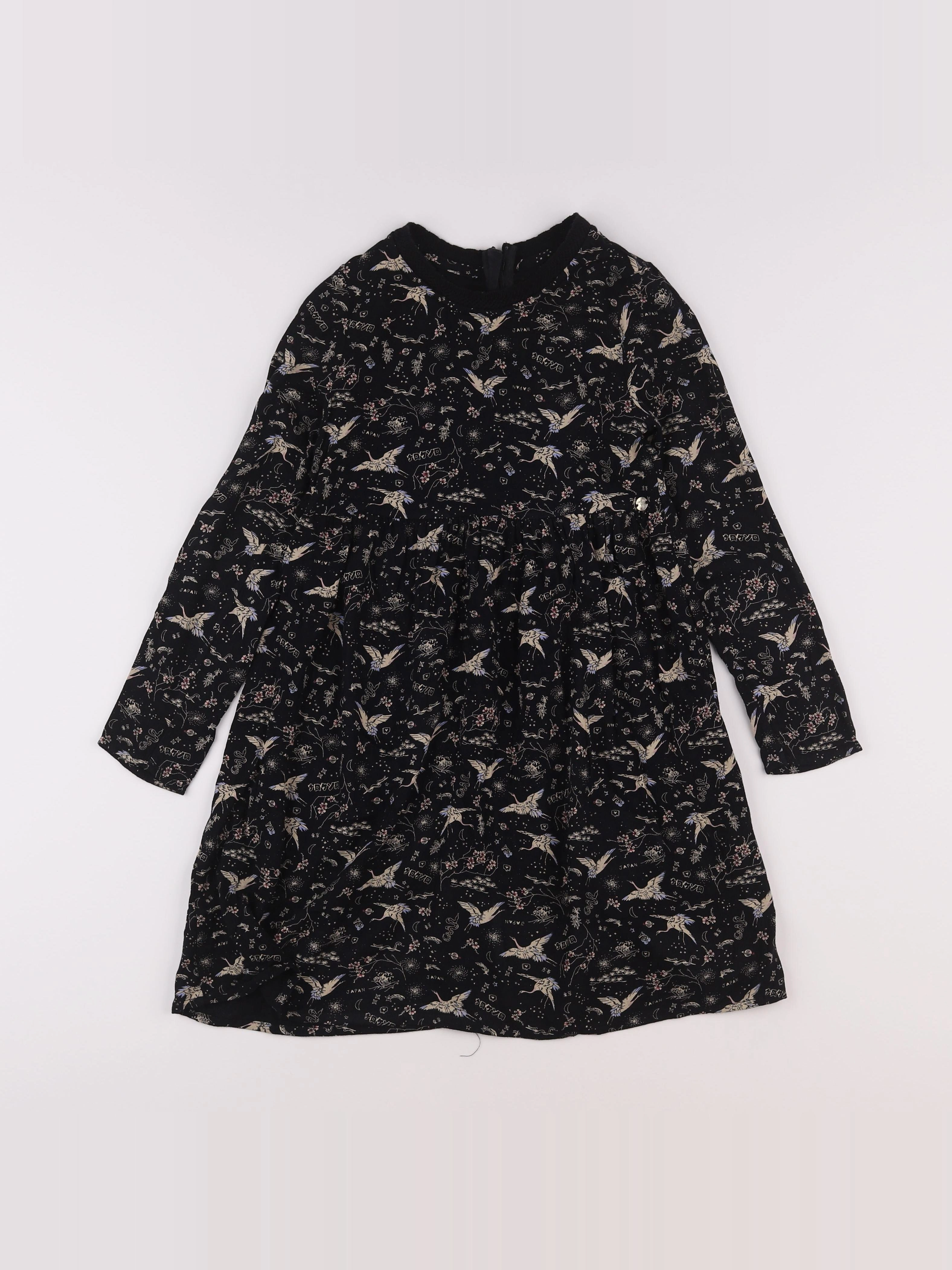 IKKS - robe noir - 8 ans
