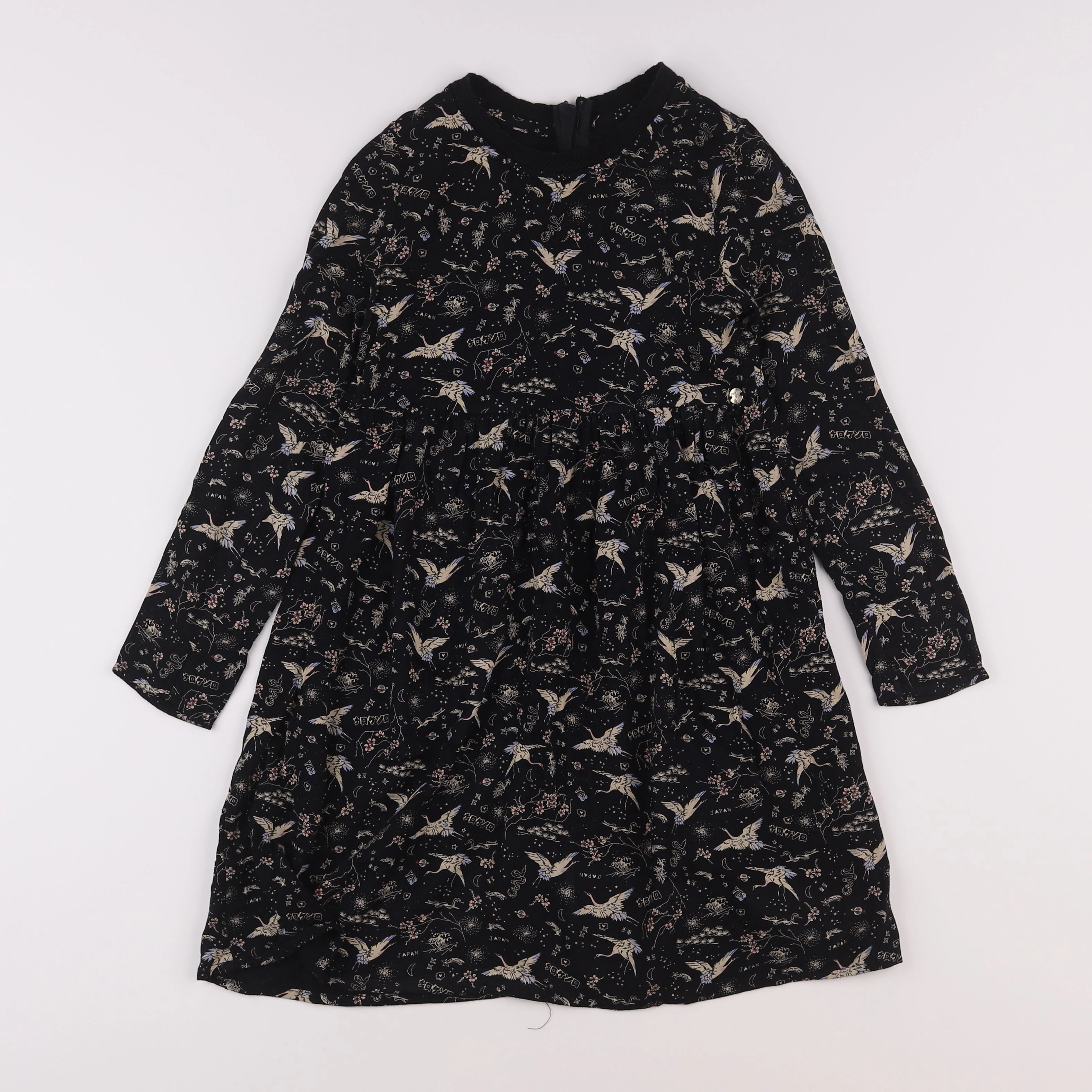 IKKS - robe noir - 8 ans