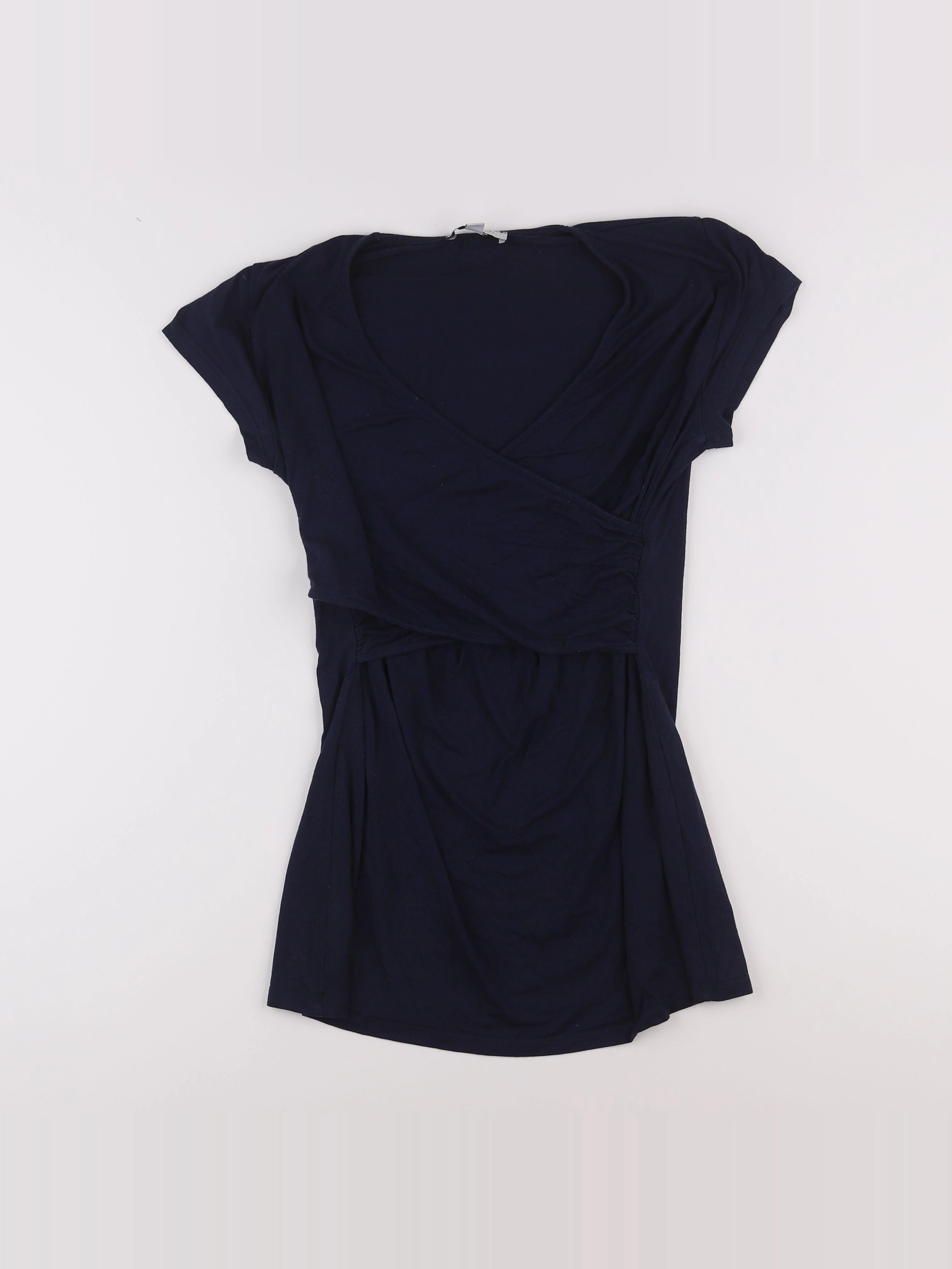 Envie de fraise - robe grossesse bleu - 38 à 40