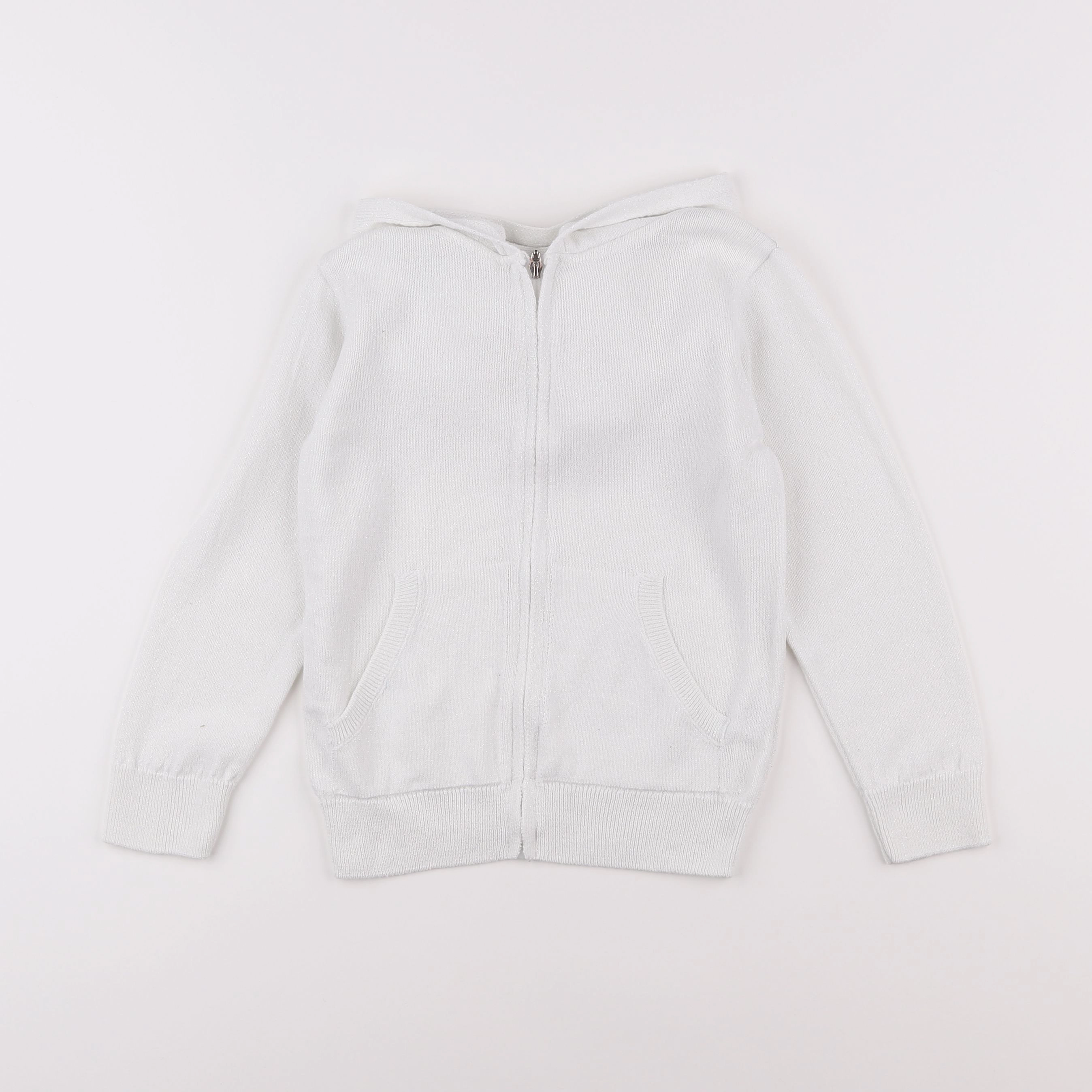 Little Cigogne - gilet blanc - 6 ans