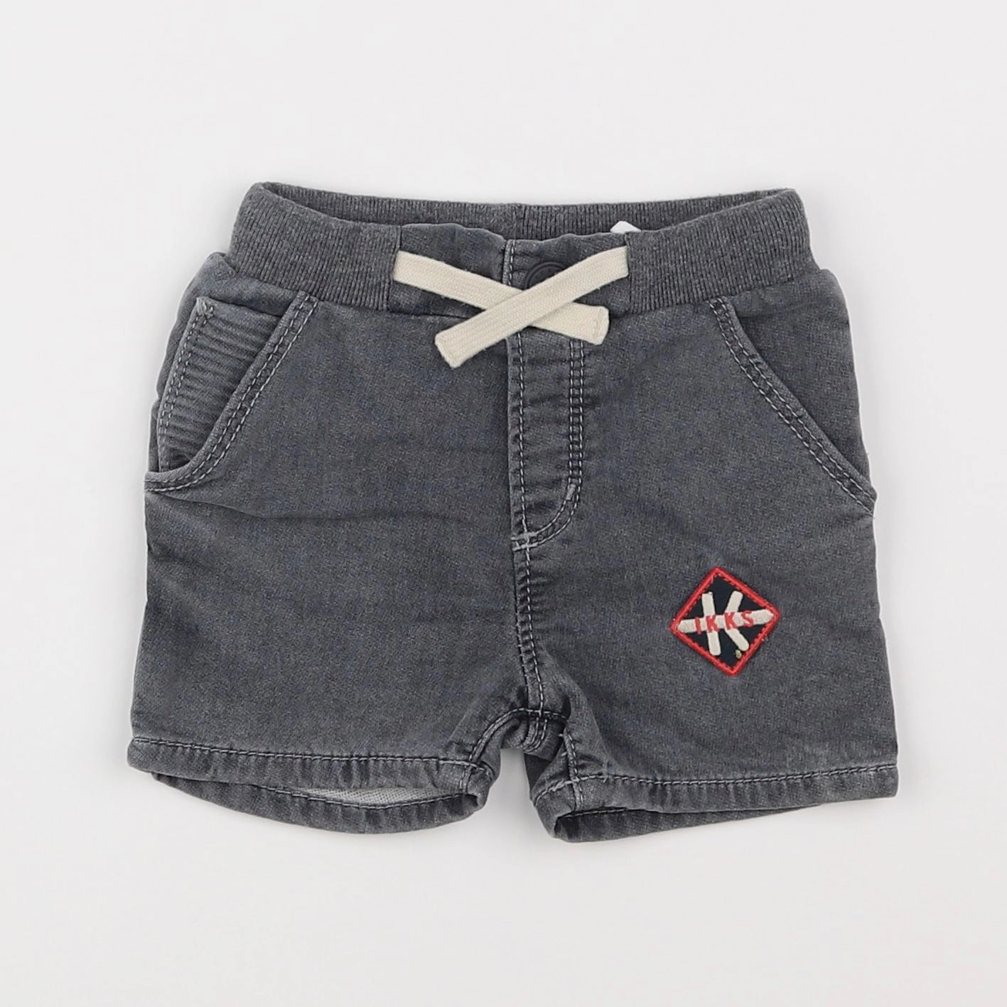 IKKS - short gris - 6 mois