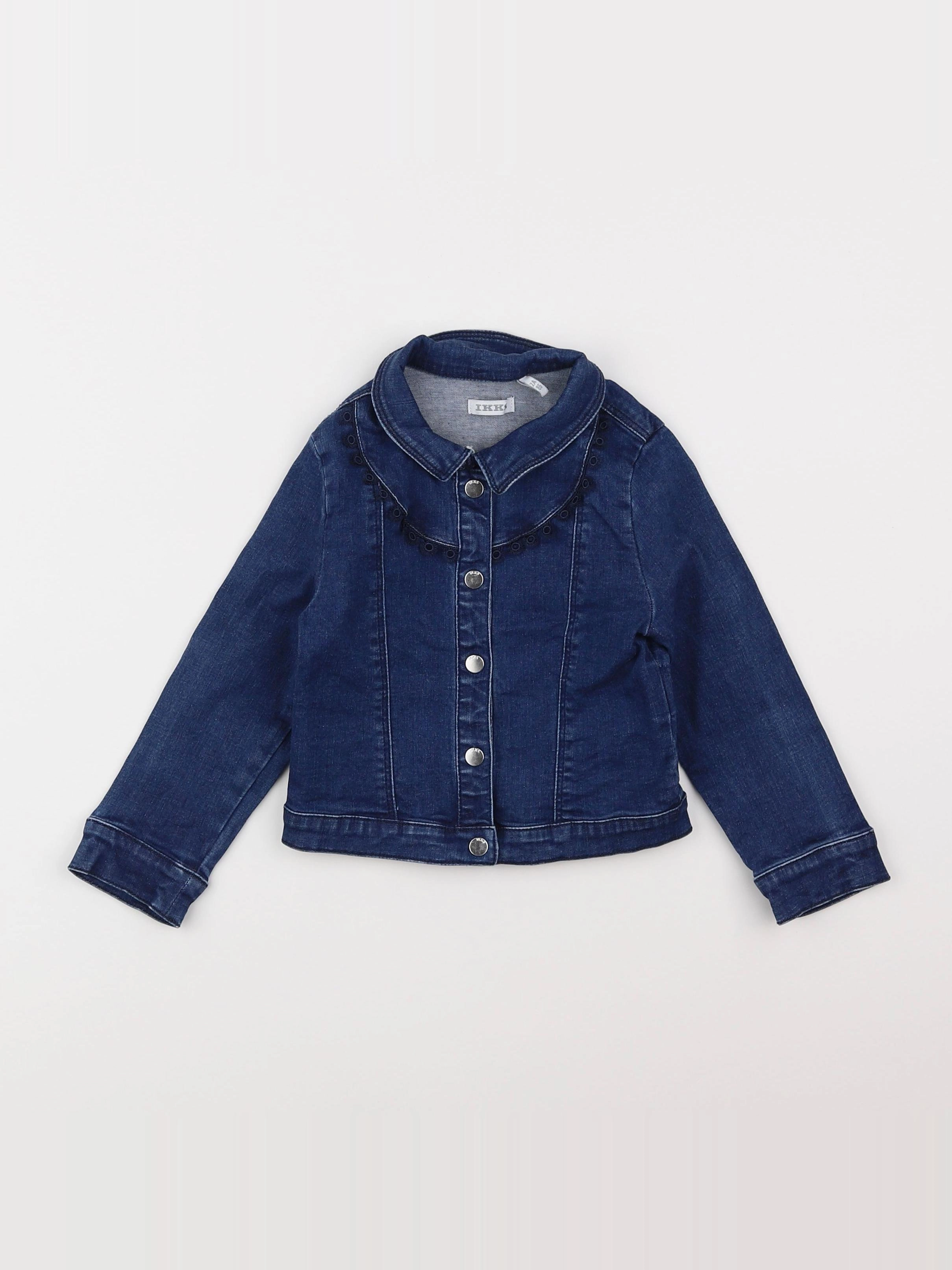 IKKS - veste imprimé au dos bleu - 2 ans