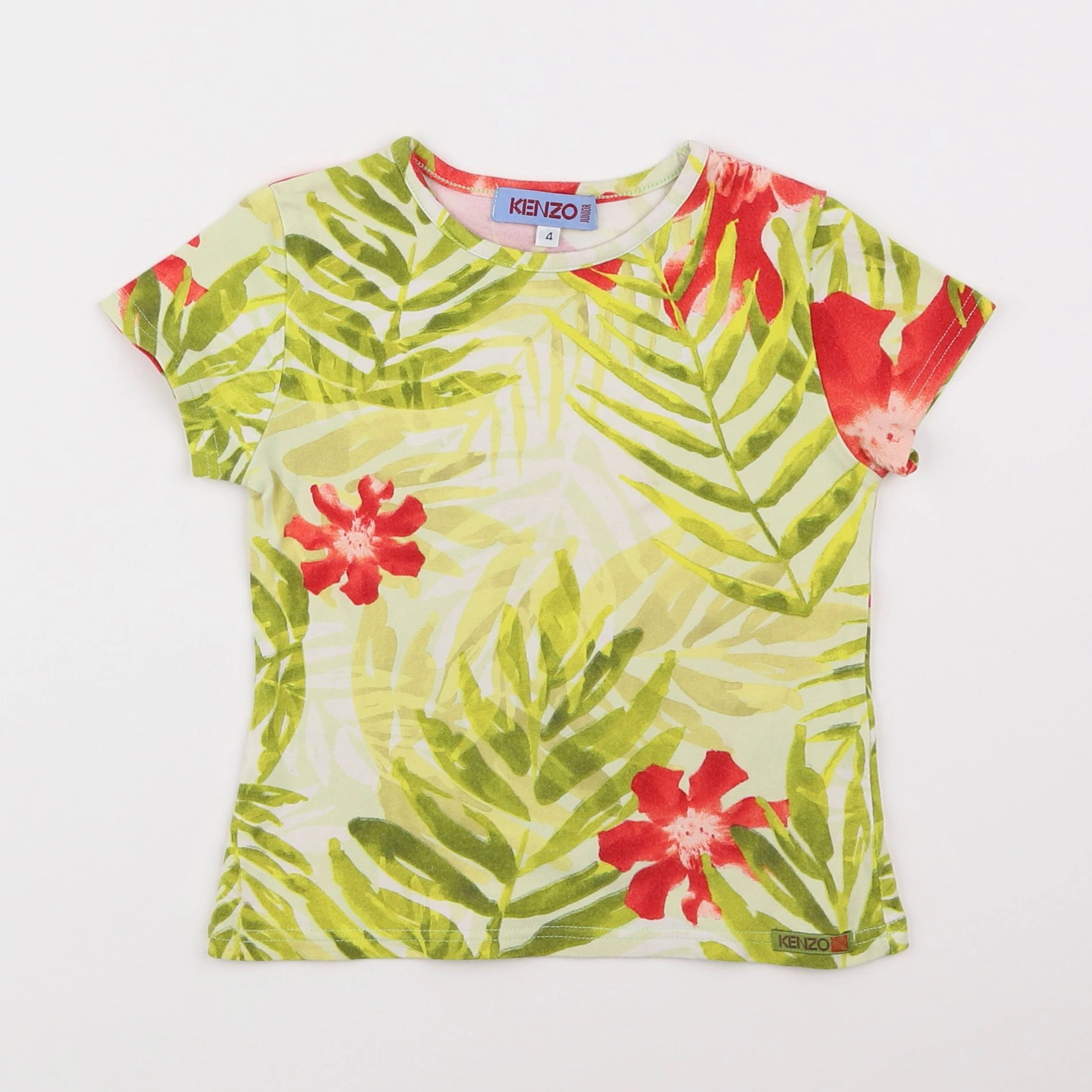 Kenzo - tee-shirt multicolore - 4 ans