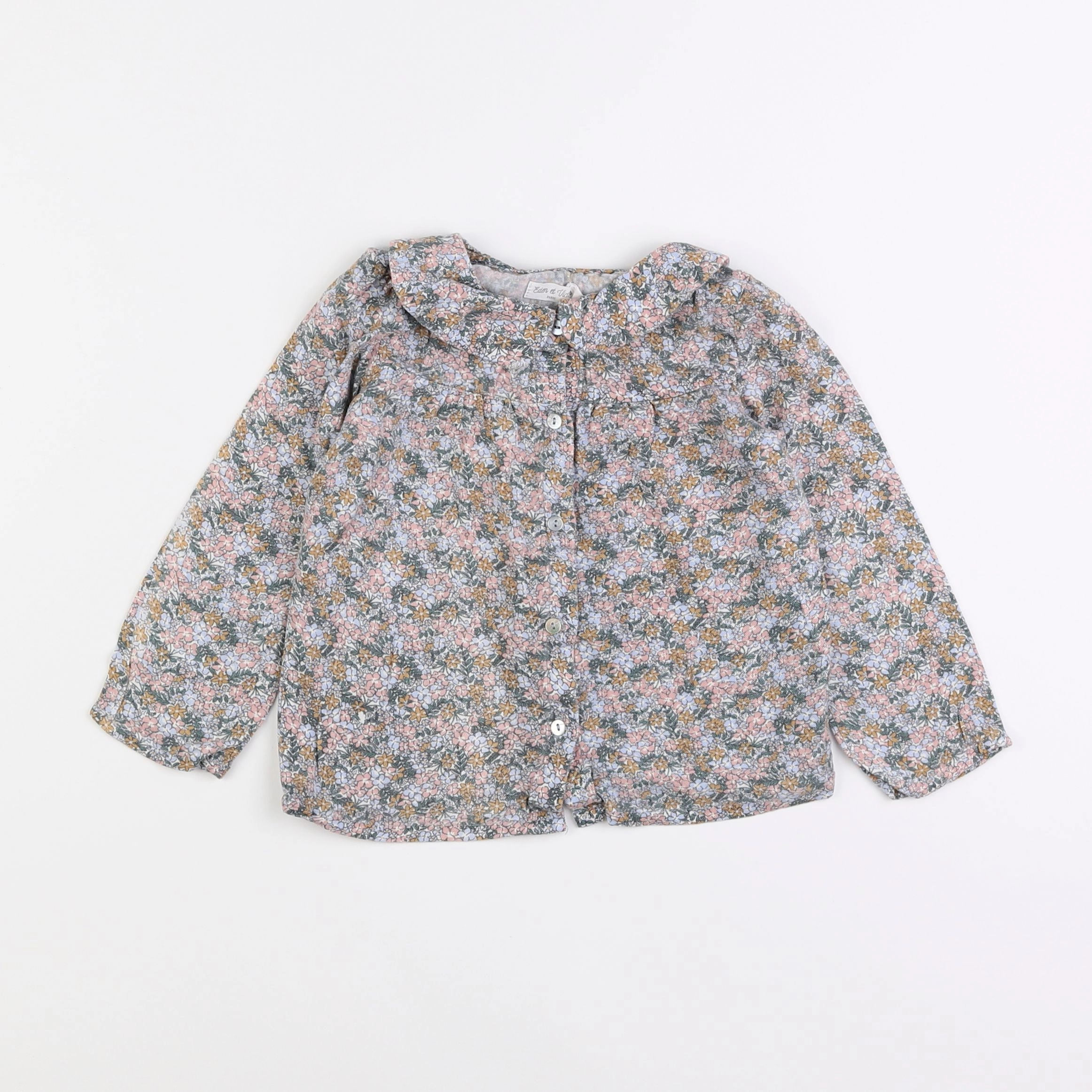 Eden & Victor - blouse multicolore - 4 ans