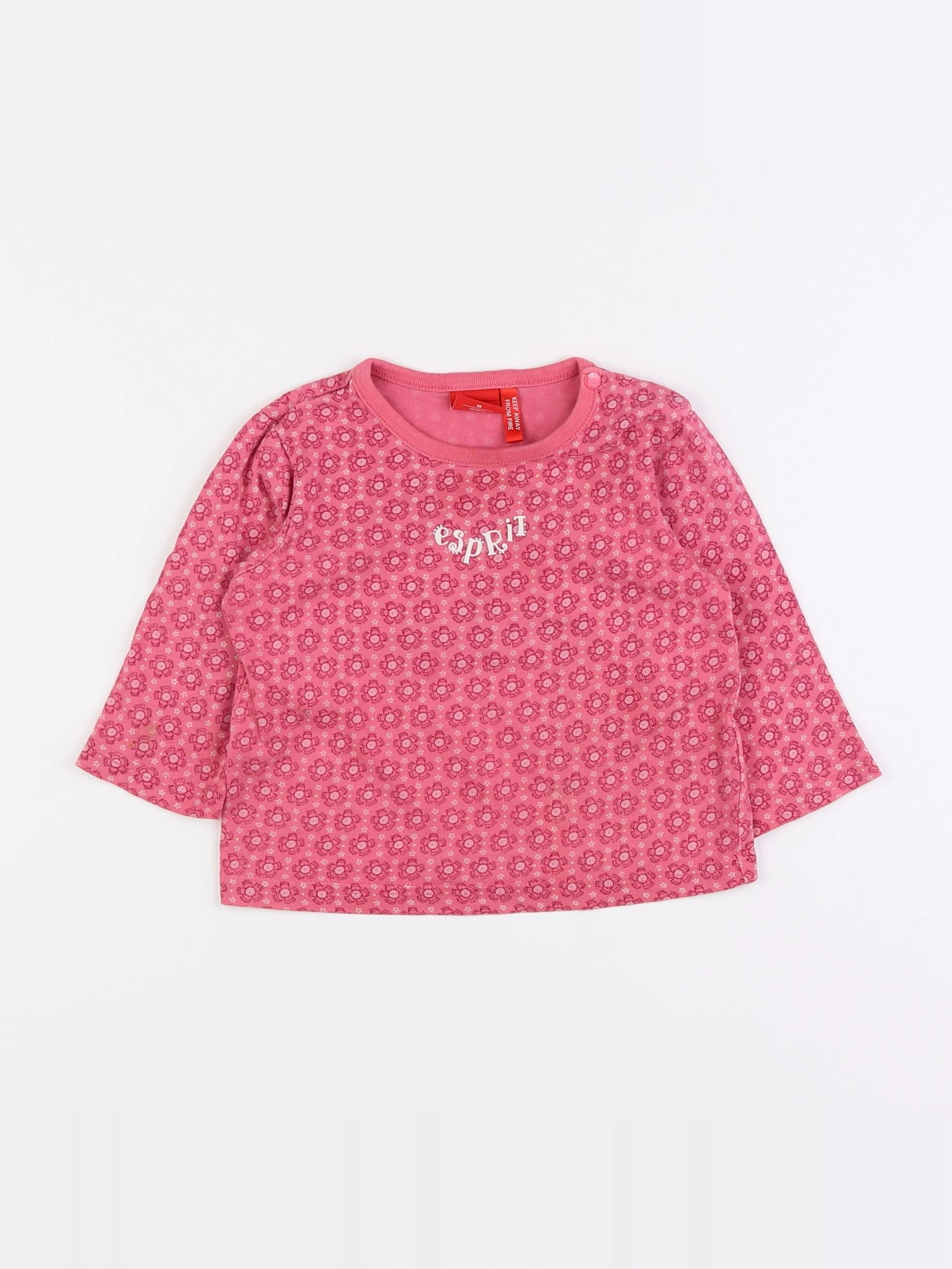 Esprit - tee-shirt rose - 12 mois