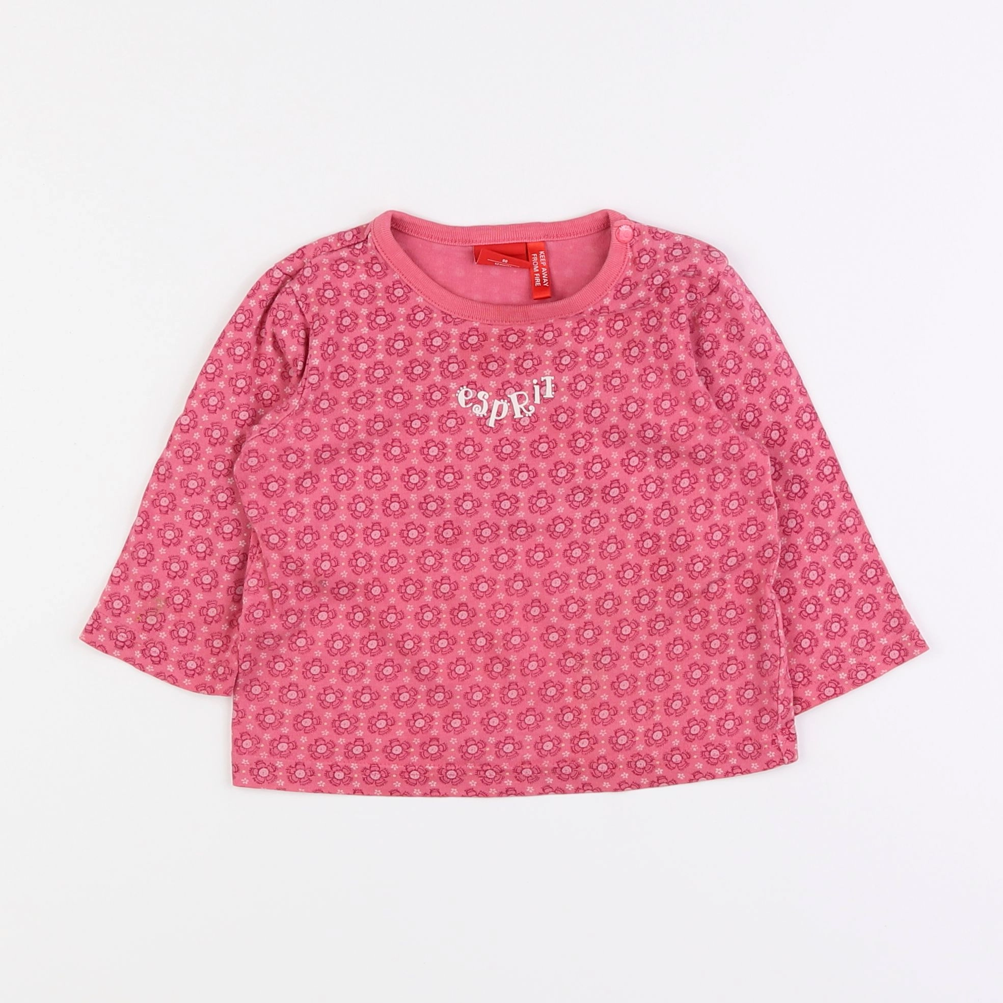 Esprit - tee-shirt rose - 12 mois