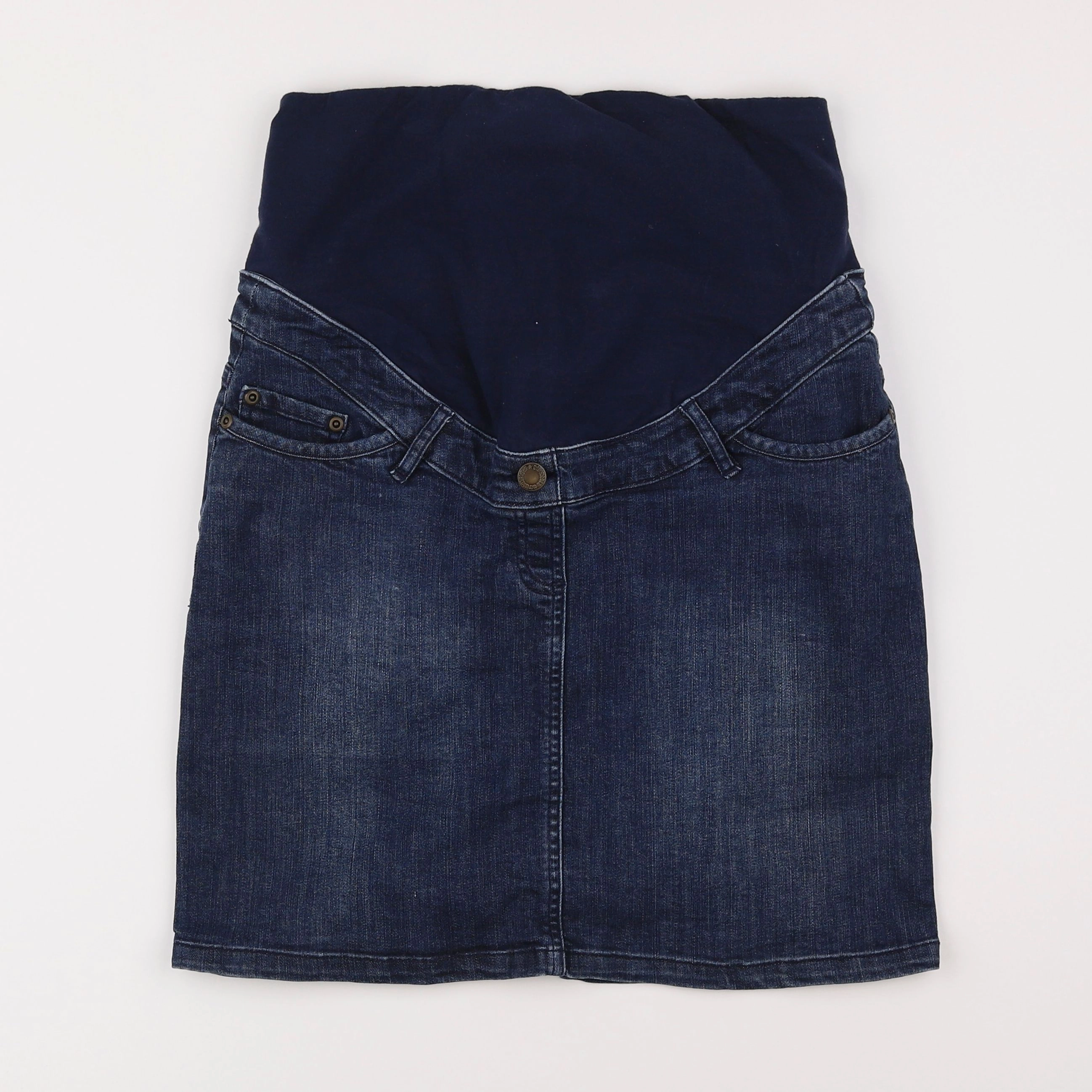 Vertbaudet - jupe grossesse bleu - 36