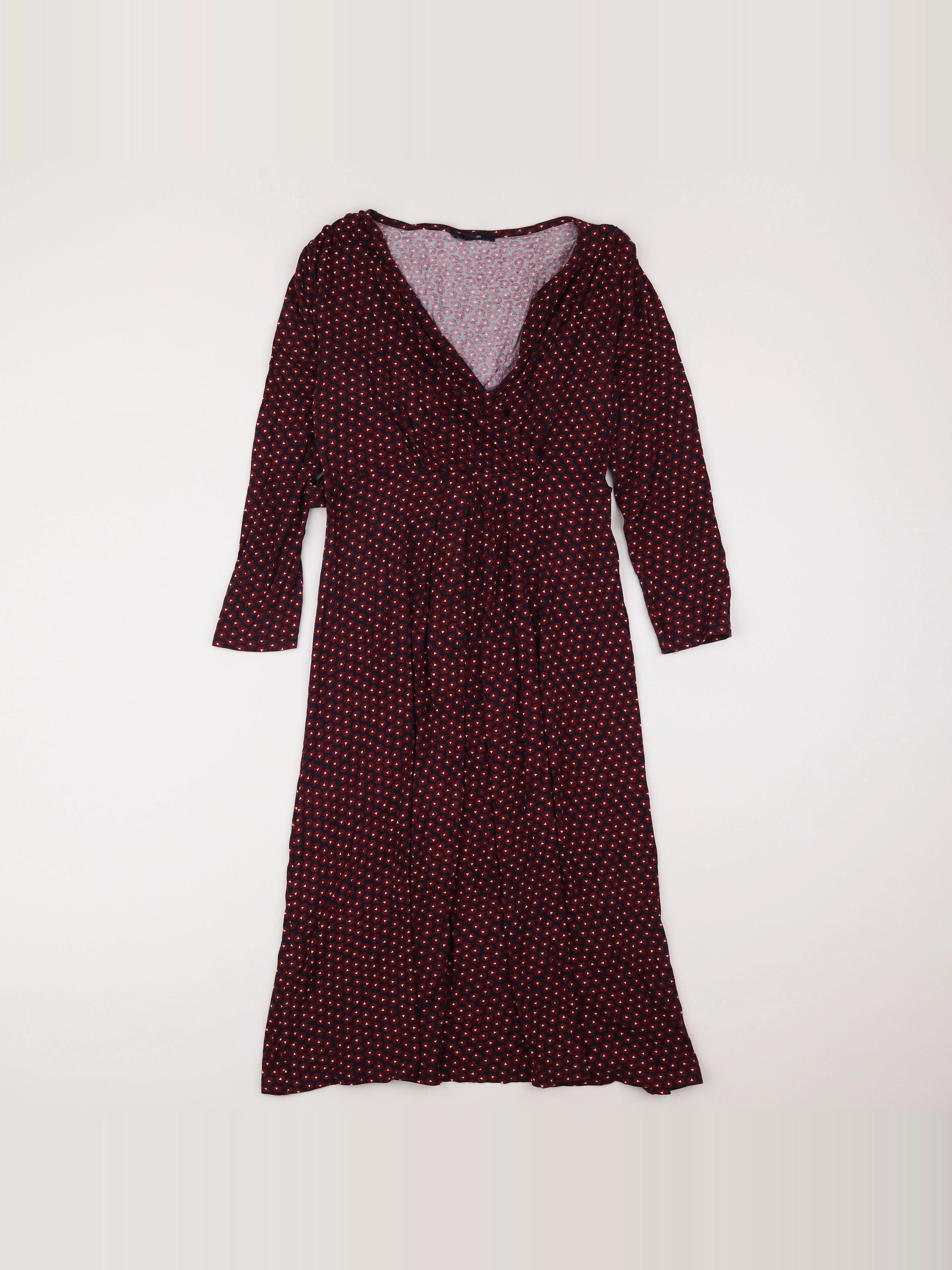 Kiabi - robe grossesse, allaitement rouge - 34 à 36