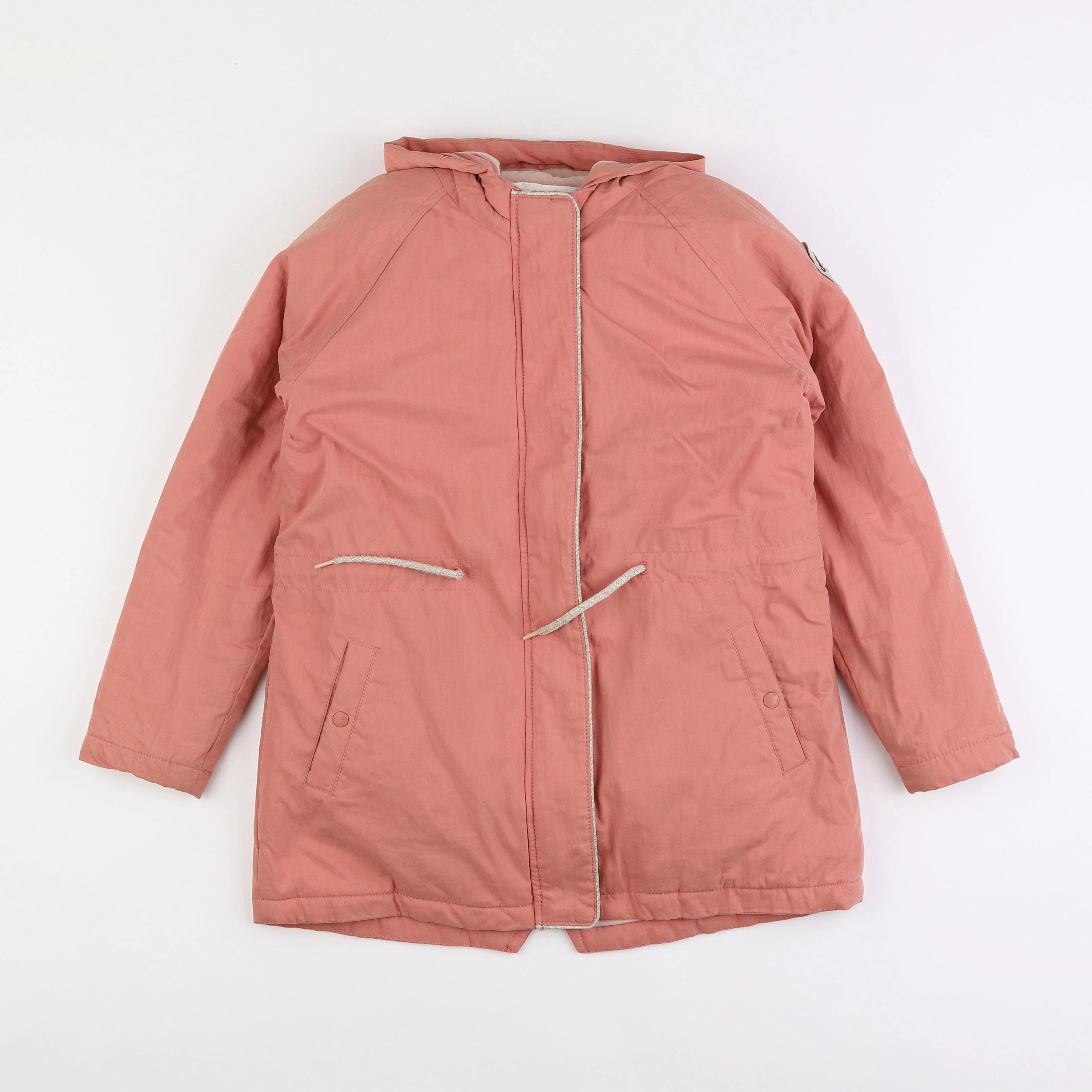 Vertbaudet - manteau rose - 10 ans