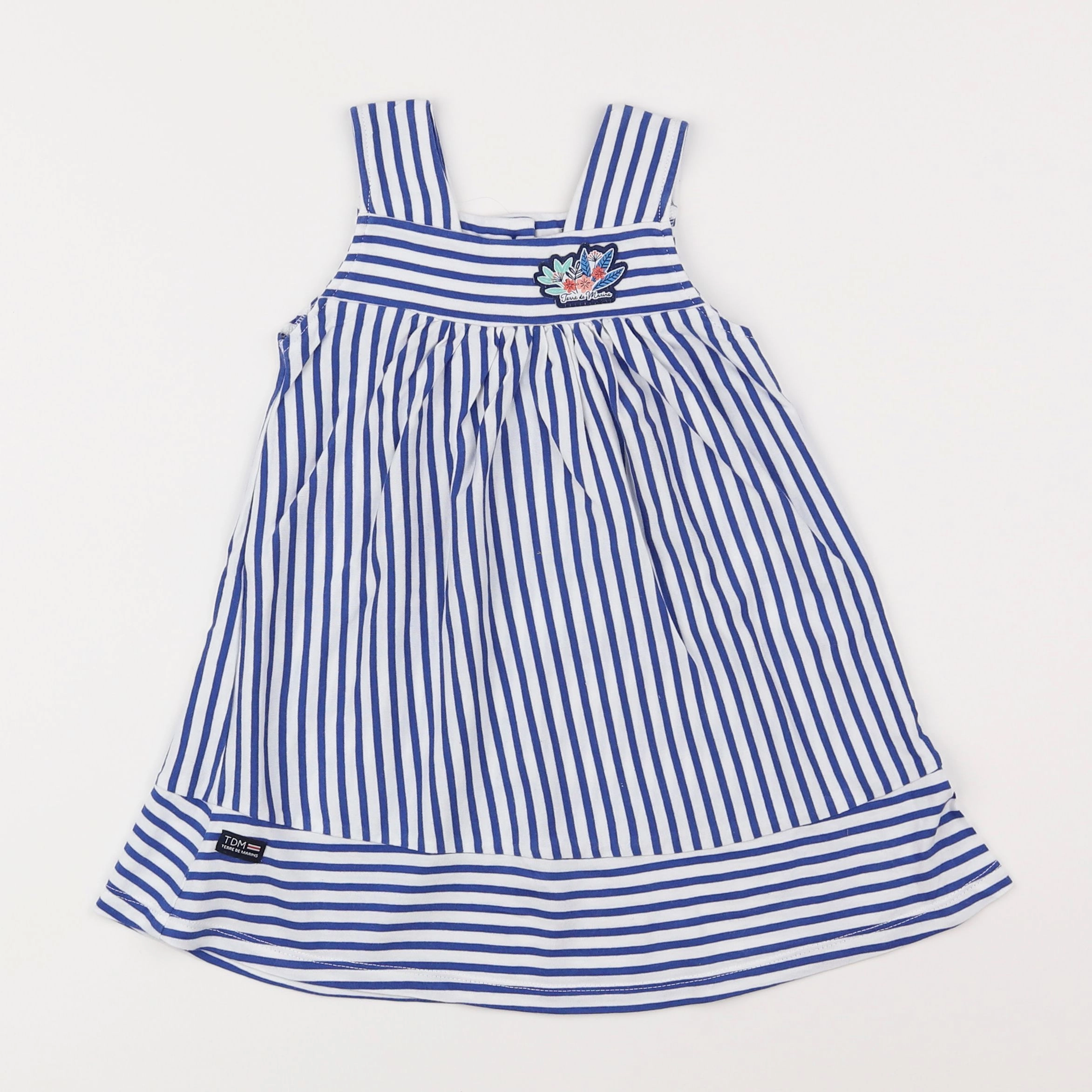 Terre de marins - robe bleu - 3 ans