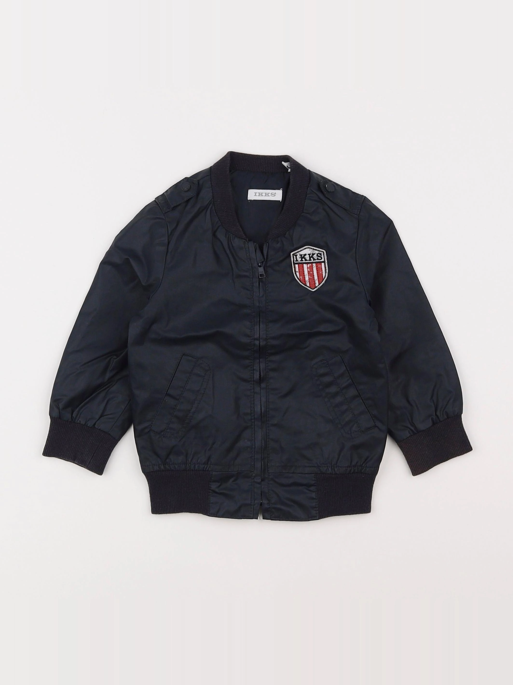 IKKS - veste noir - 12 mois