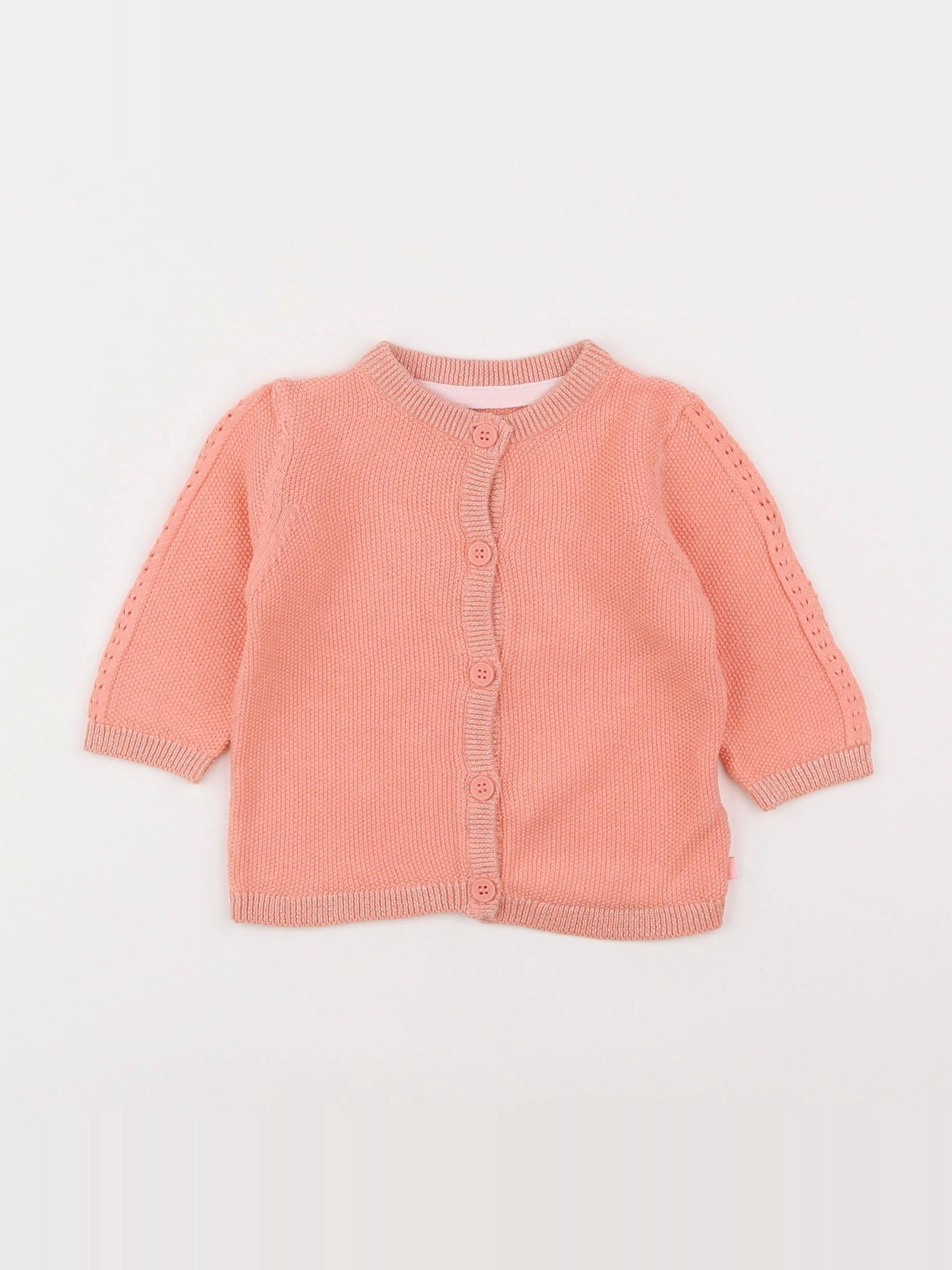 Cadet Rousselle - gilet orange - 3 mois