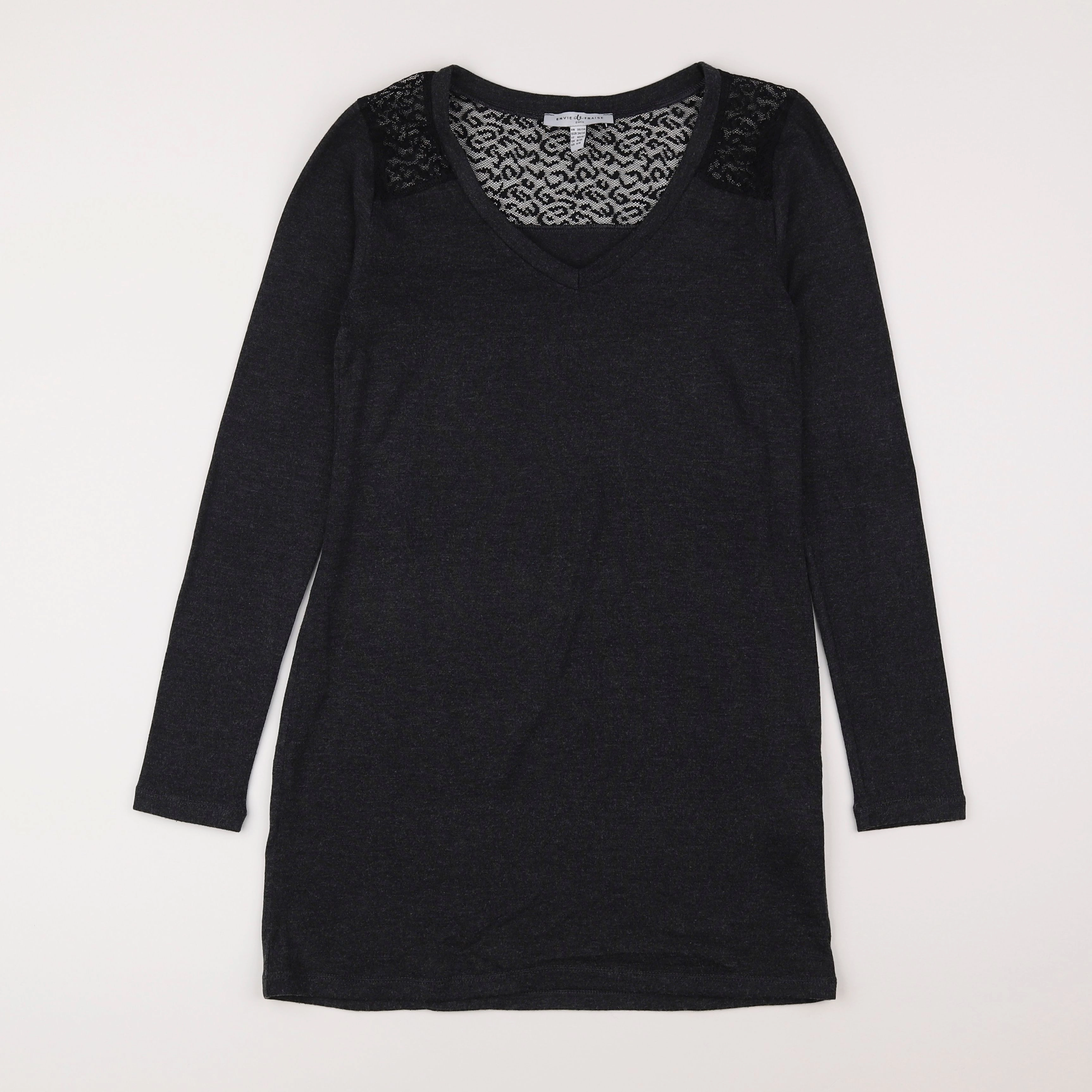 Envie de fraise - tee-shirt grossesse gris - 34 à 36