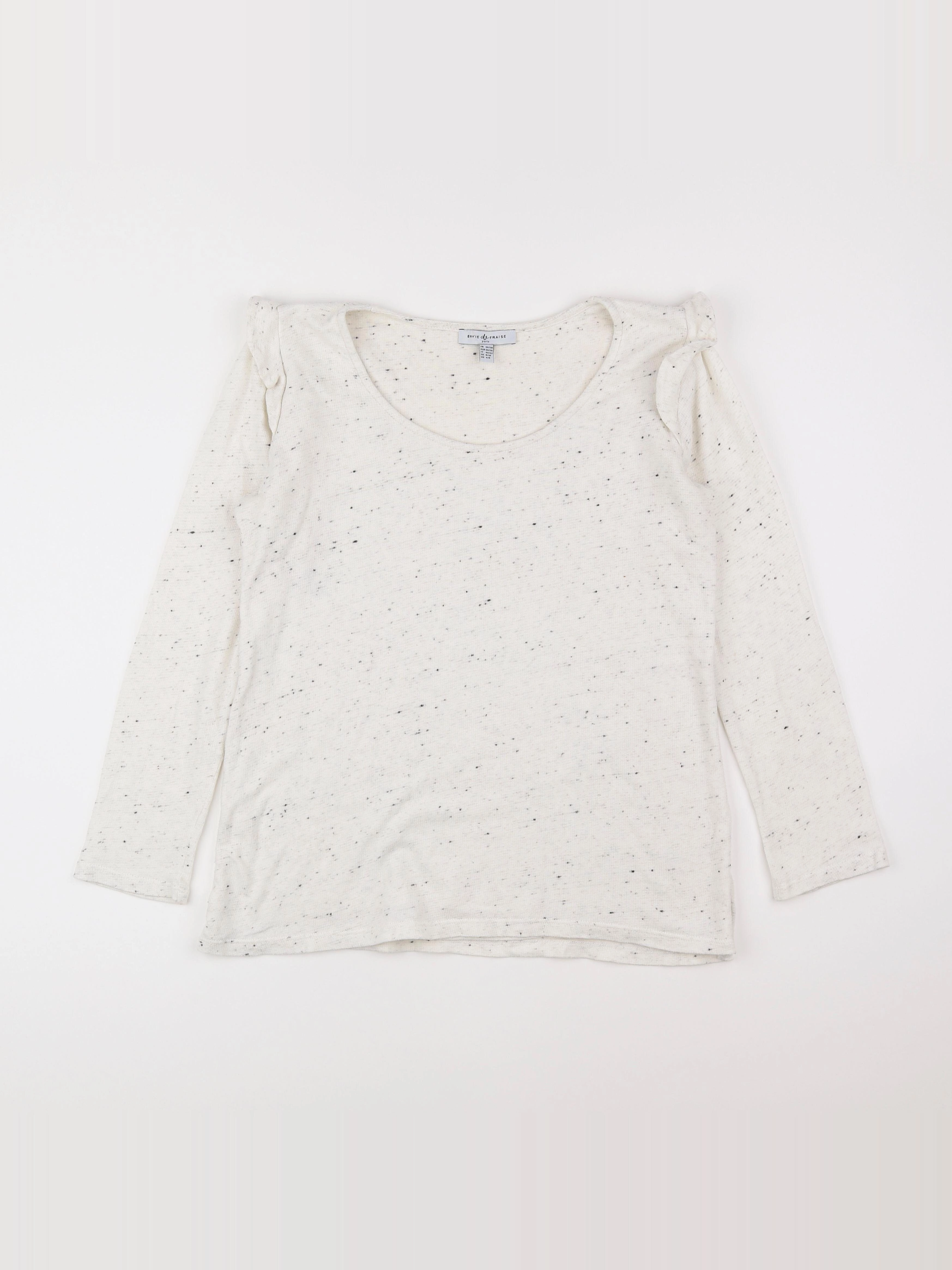 Envie de fraise - tee-shirt grossesse beige, noir - 36 à 38