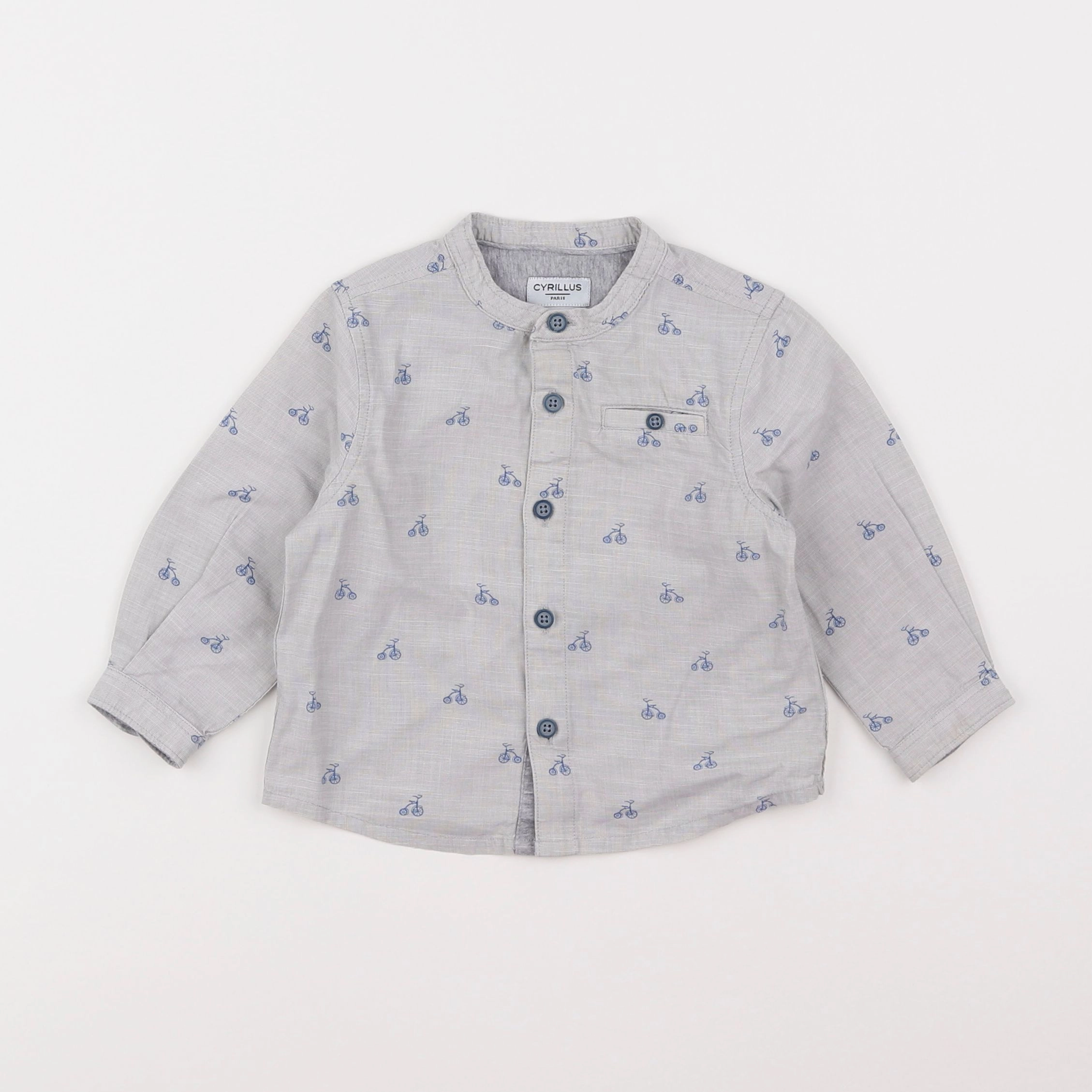 Cyrillus - chemise gris - 12 mois