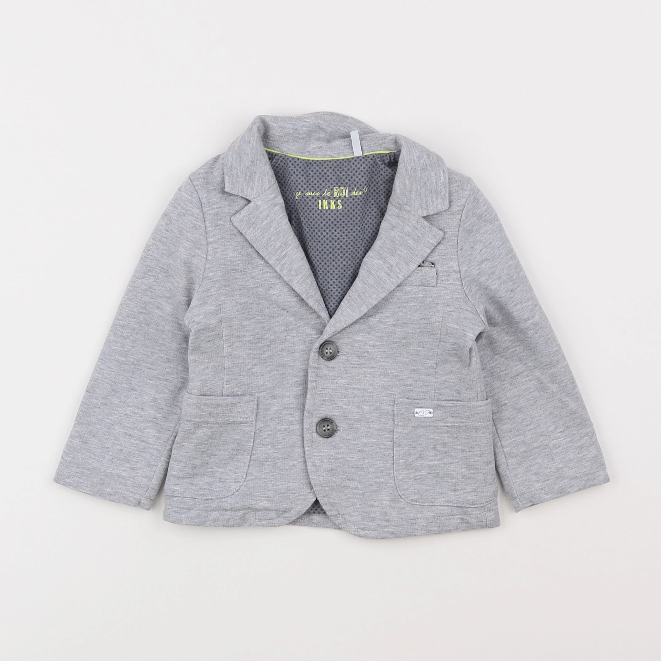 IKKS - veste gris - 12 mois