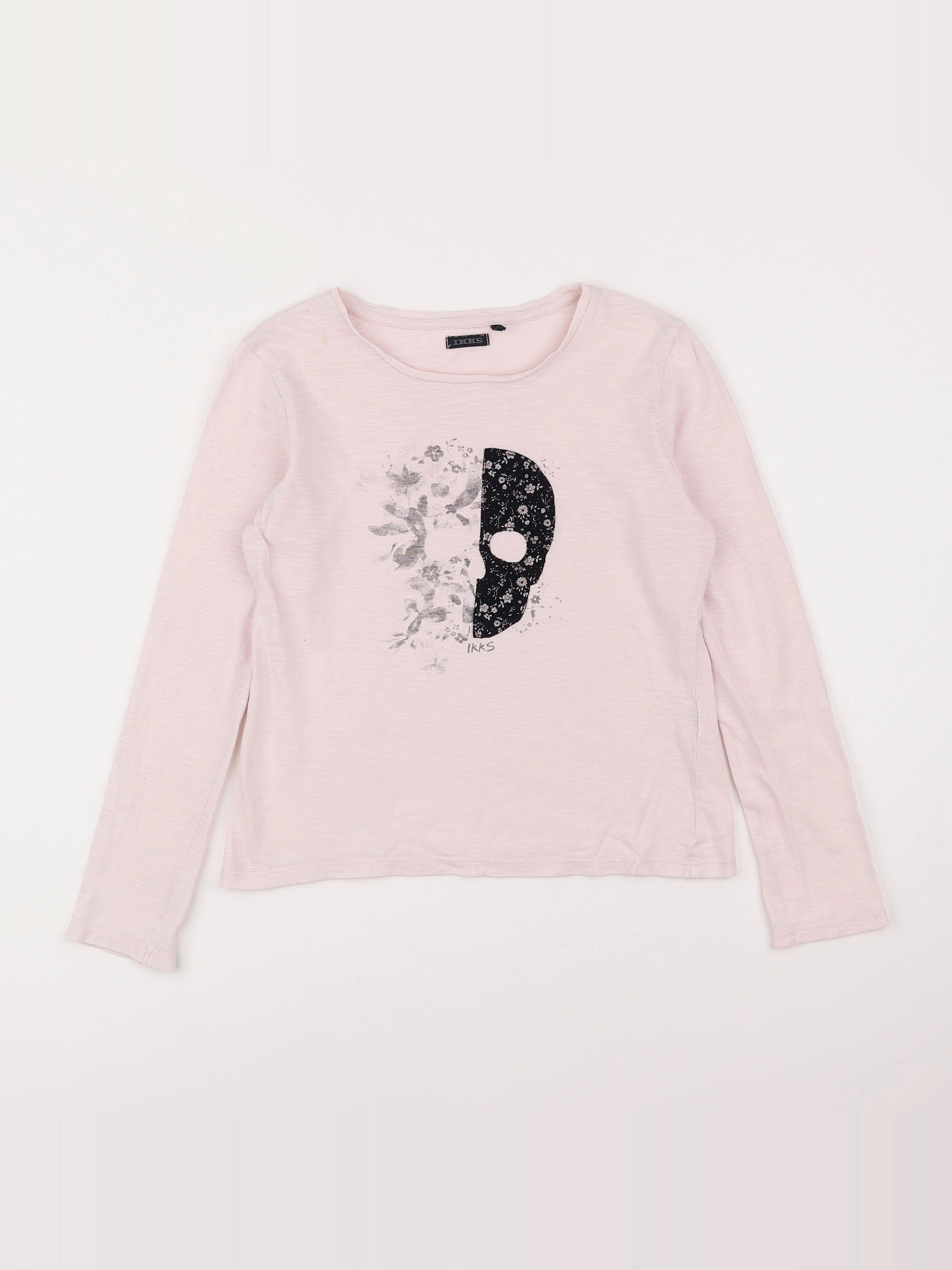 IKKS - tee-shirt rose - 10 ans