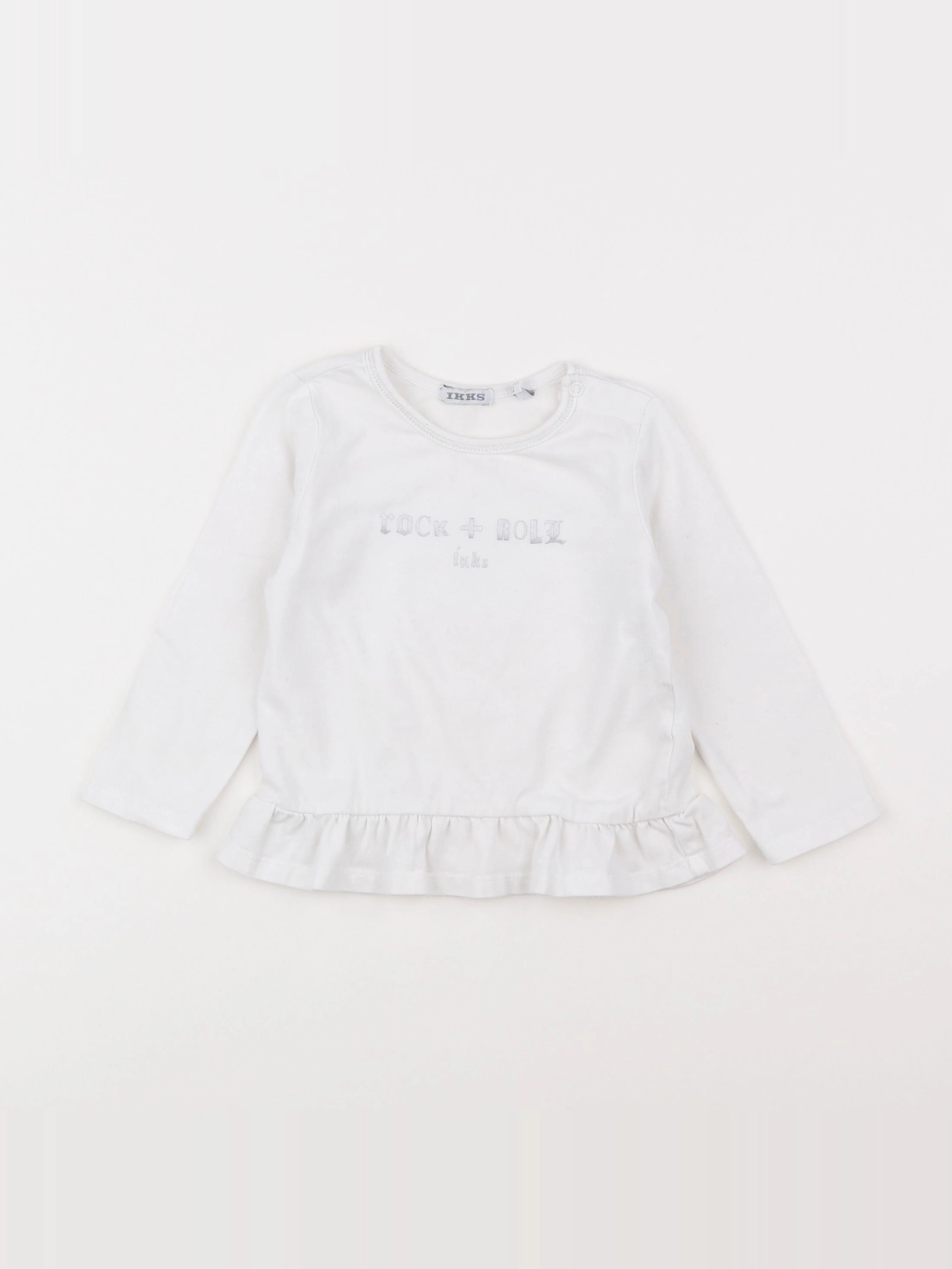 IKKS - tee-shirt blanc - 18 mois