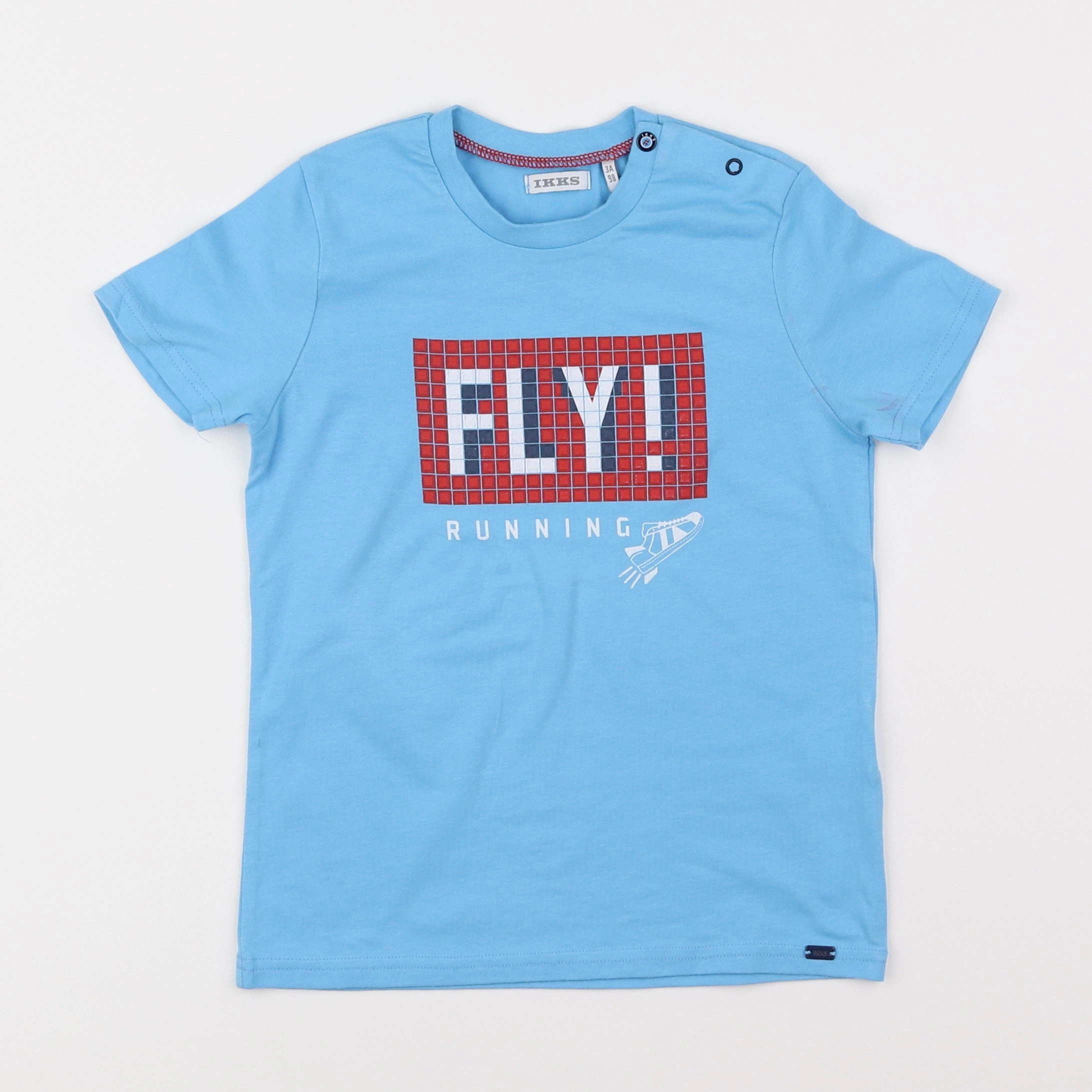 IKKS - tee-shirt bleu - 3 ans