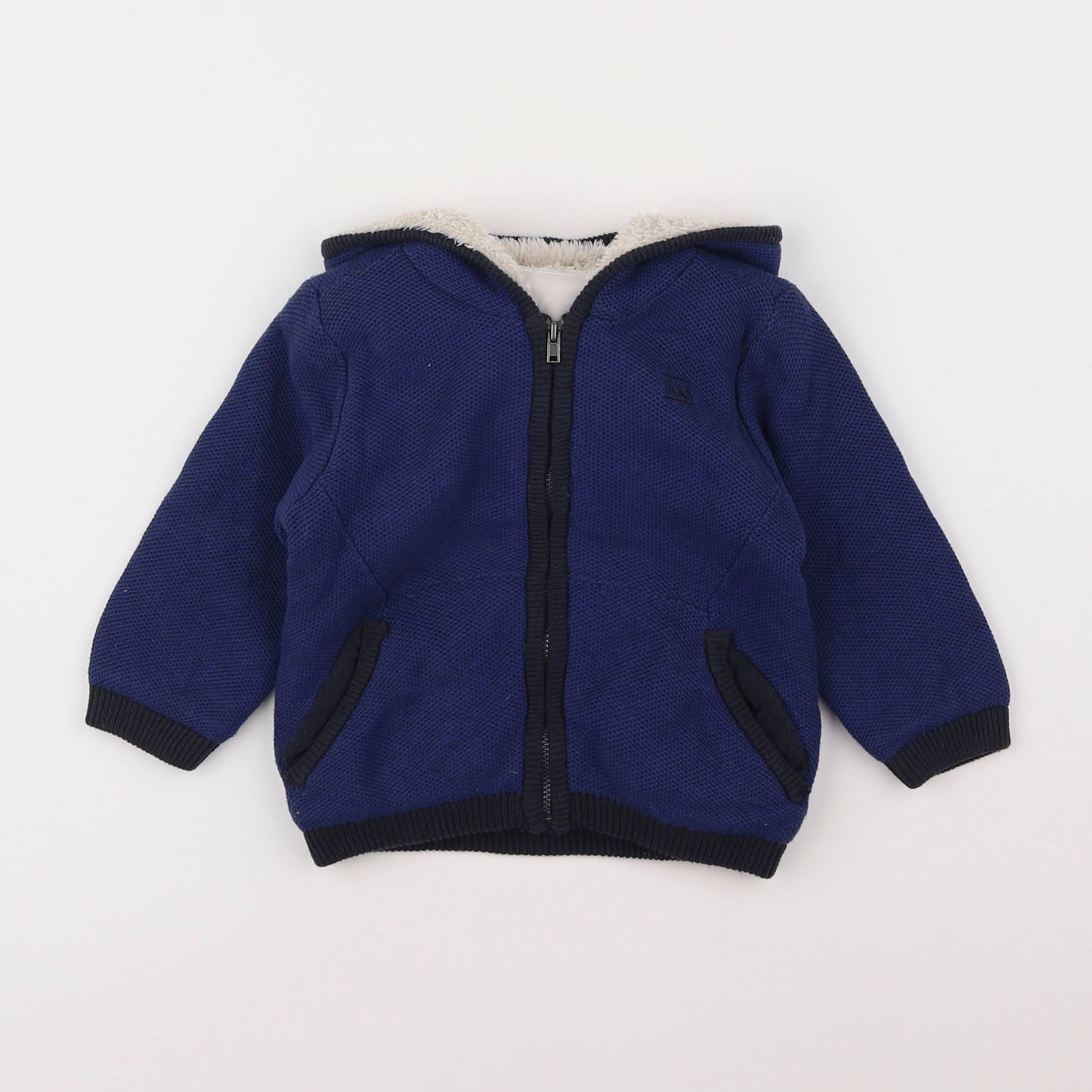 IKKS - pull bleu - 18 mois