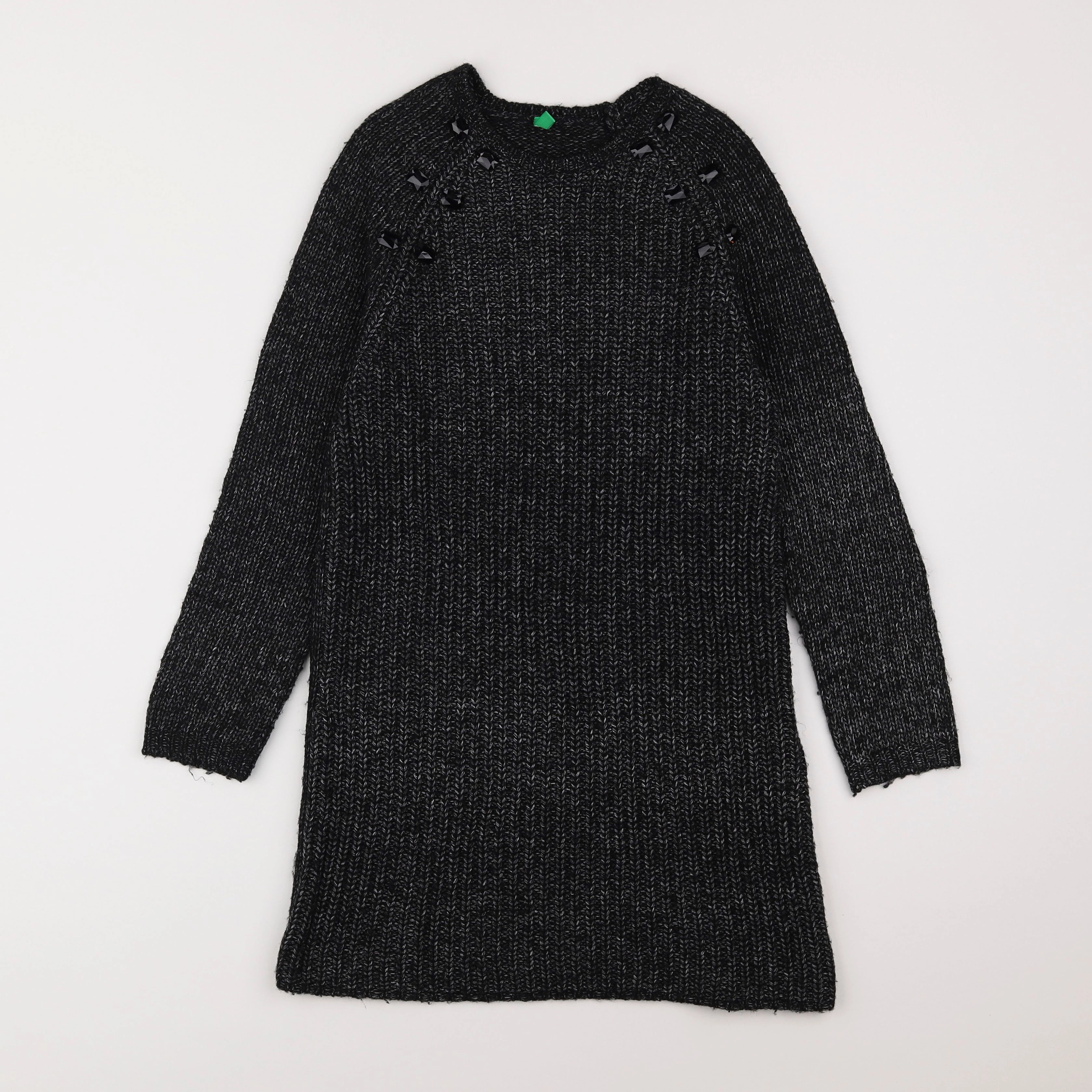 Benetton - robe noir - 8 ans