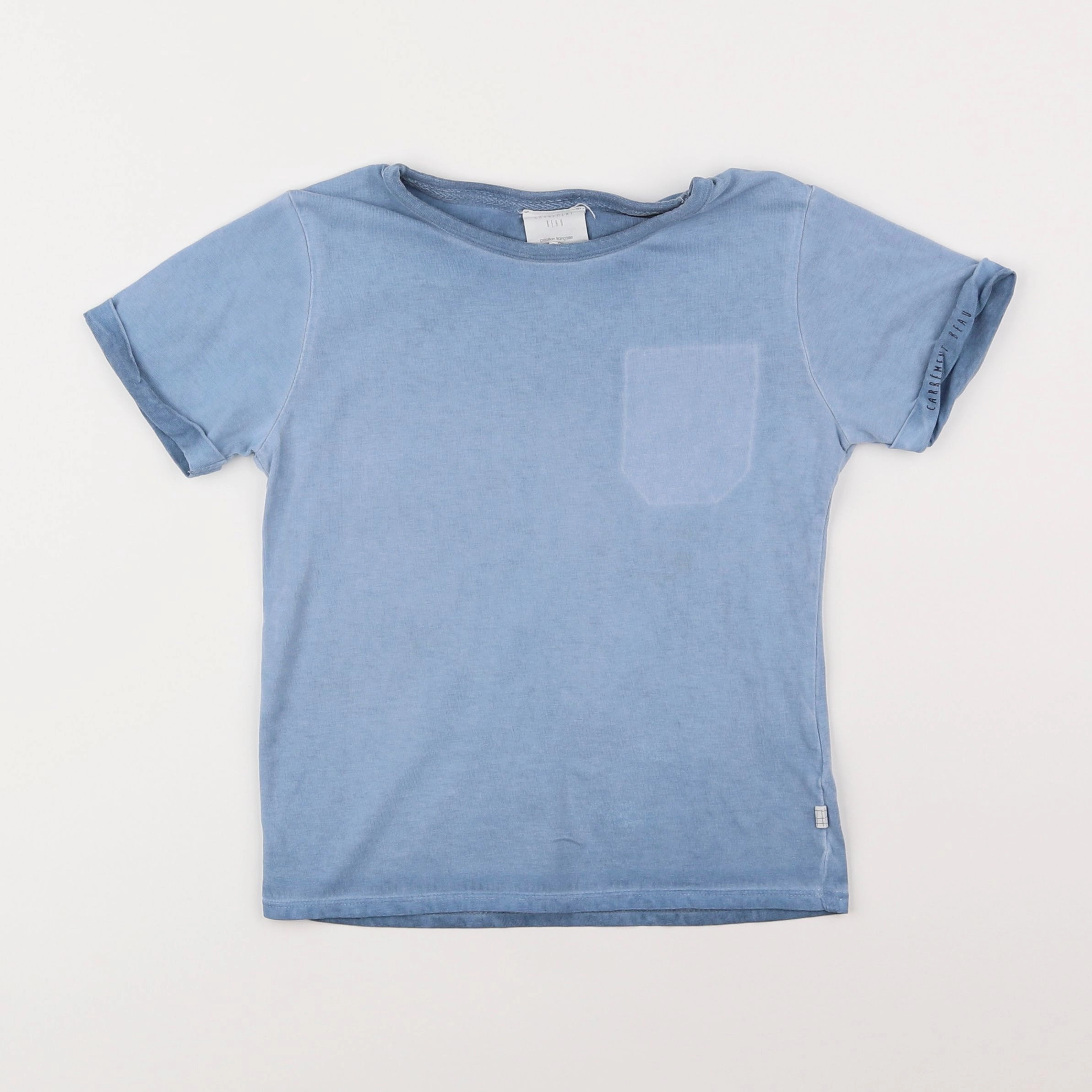 Carrément Beau - tee-shirt bleu - 5 ans