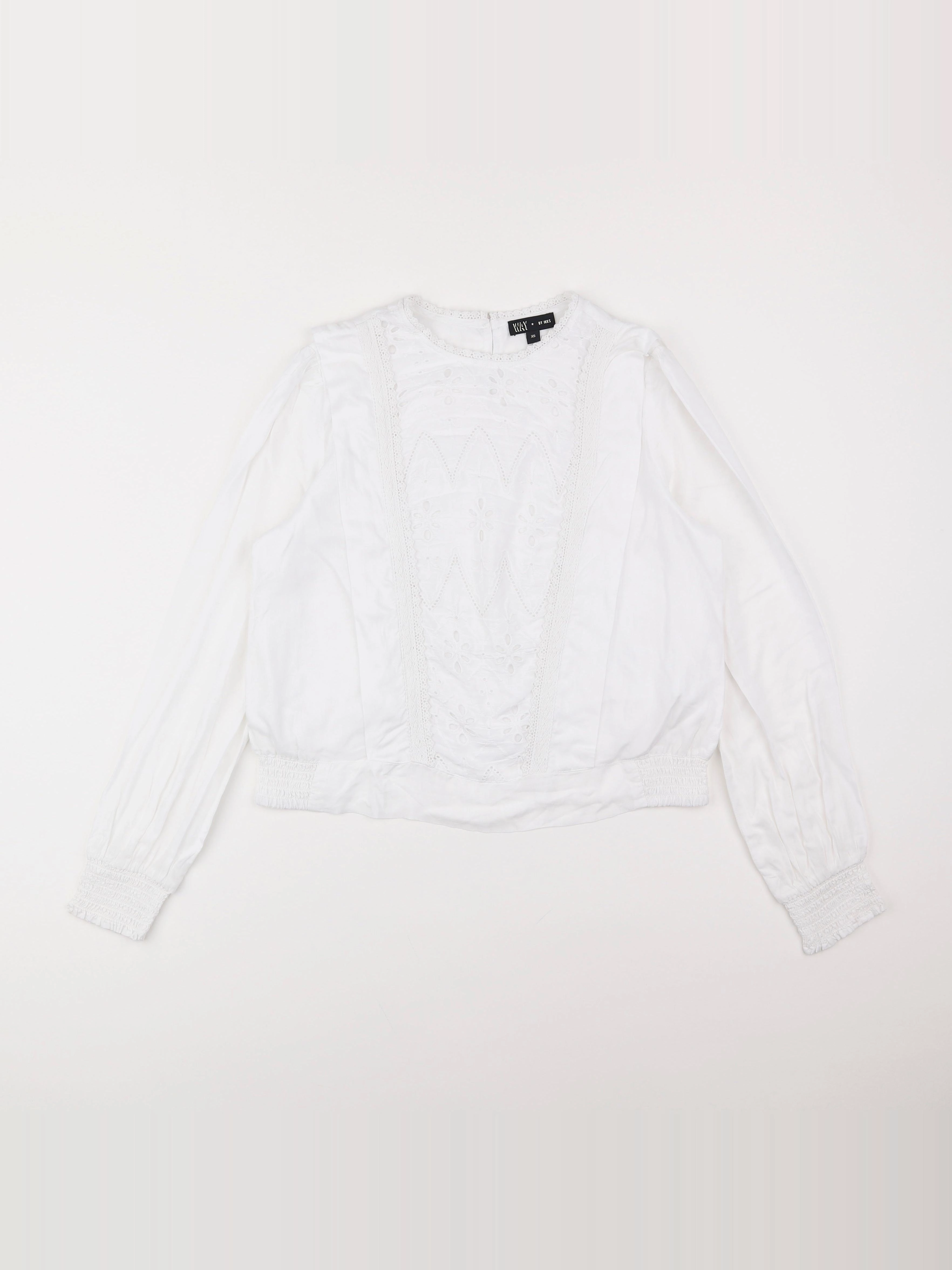 IKKS - blouse blanc - 12 ans