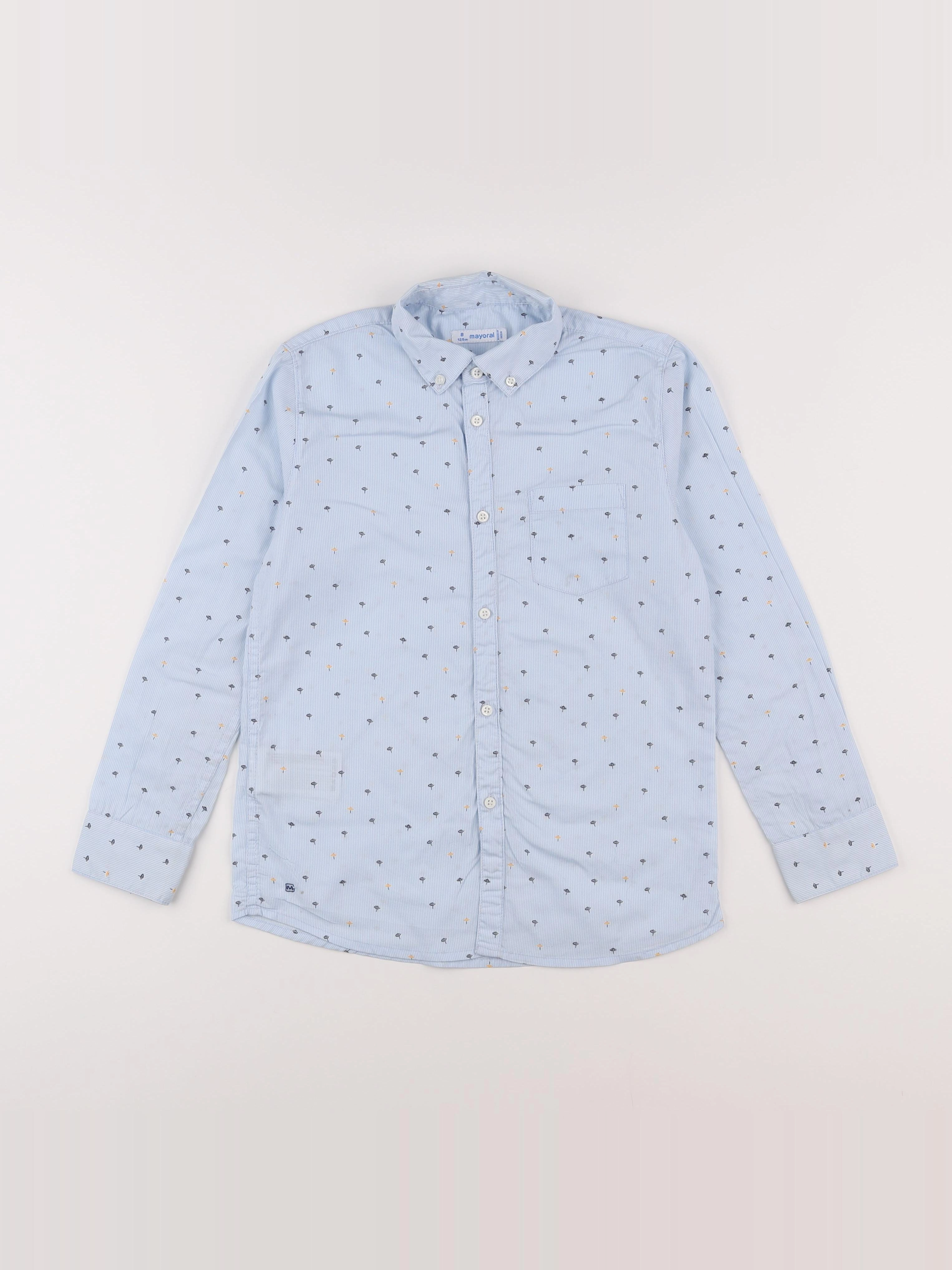Mayoral - chemise bleu - 8 ans